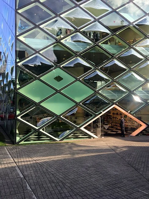 Prada (Aoyama) by architecture firm Herzog and De Meuron in Tokyo, Japan.