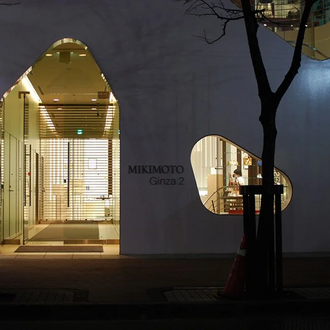 The Mikimoto Ginza 2 by Toyo Ito in Tokyo, Japan.