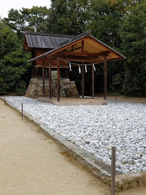 Go'o Shrine by Hiroshi Sugimoto in Naoshima, Japan.