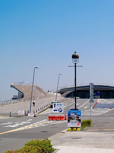Yokohama Intl. Passenger Terminal by FOA (Foreign Office Architects) in Yokohama, Japan.