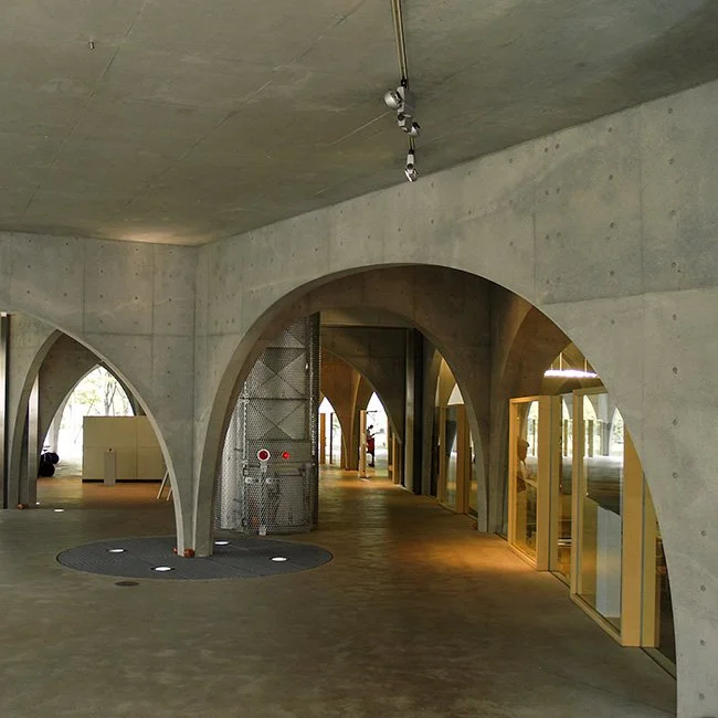 Tama Art University Library by Toyo Ito in Tokyo, Japan.
