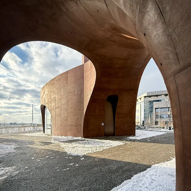 Robert F. Wagner Jr. Park Pavilion by architect Thomas Phifer & Partners in New York City.