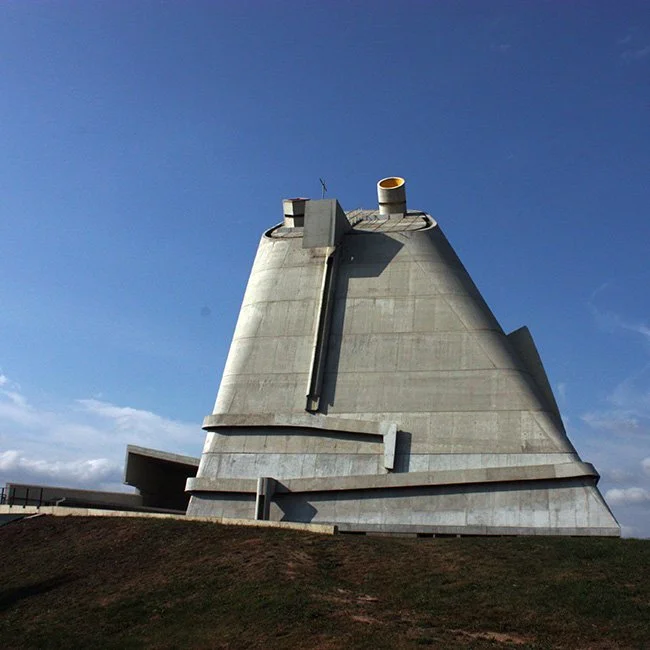 Saint-Pierre by Le Corbusier in Firminy, France. (Image by Sunny Ripert)