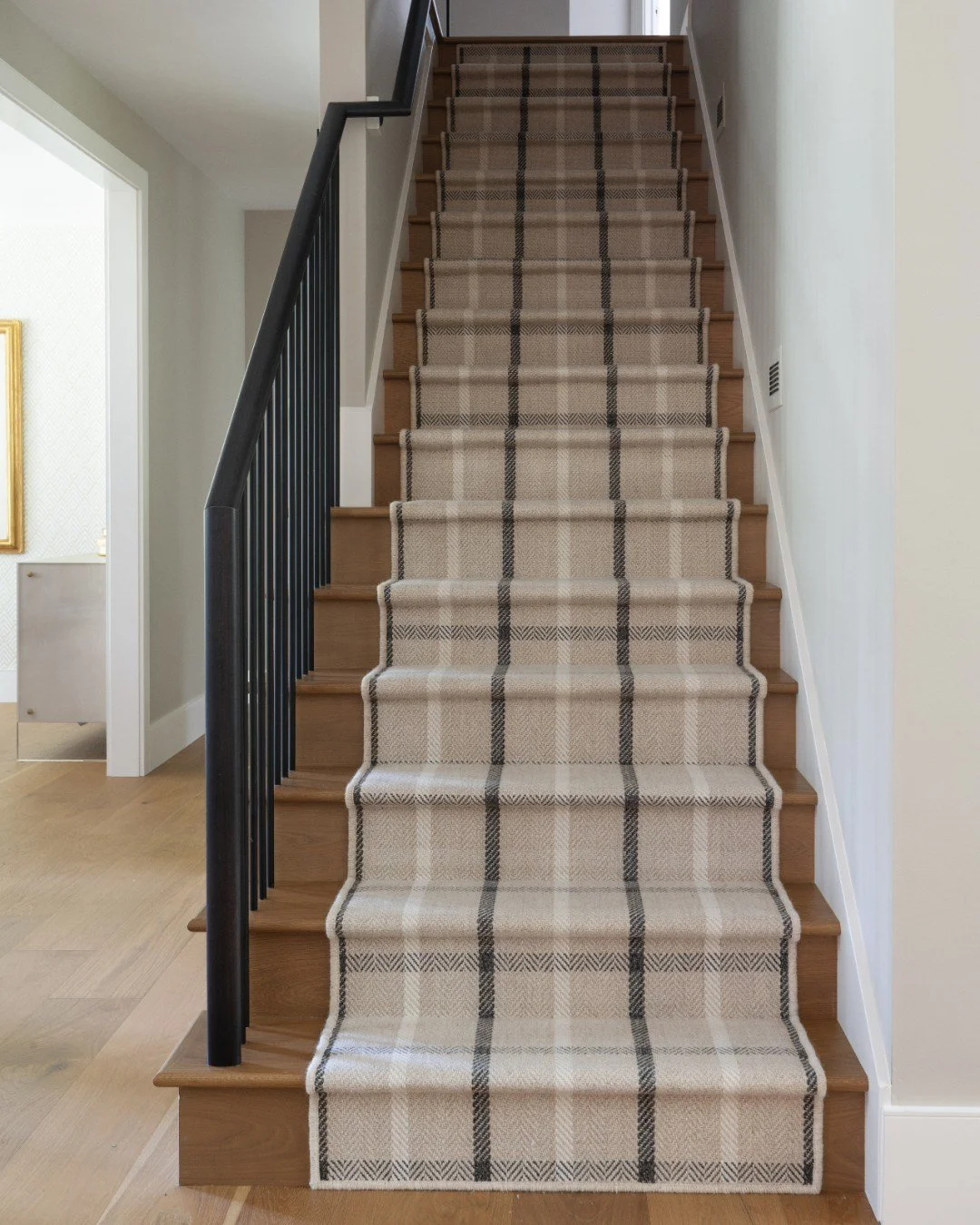A staircase without a runner is a missed chance for a "wow" opportunity! Not only does it act as a safety feature and quiets the noise, it also introduces color, texture, and pattern into the space. Check out some of our favorites here! 

#