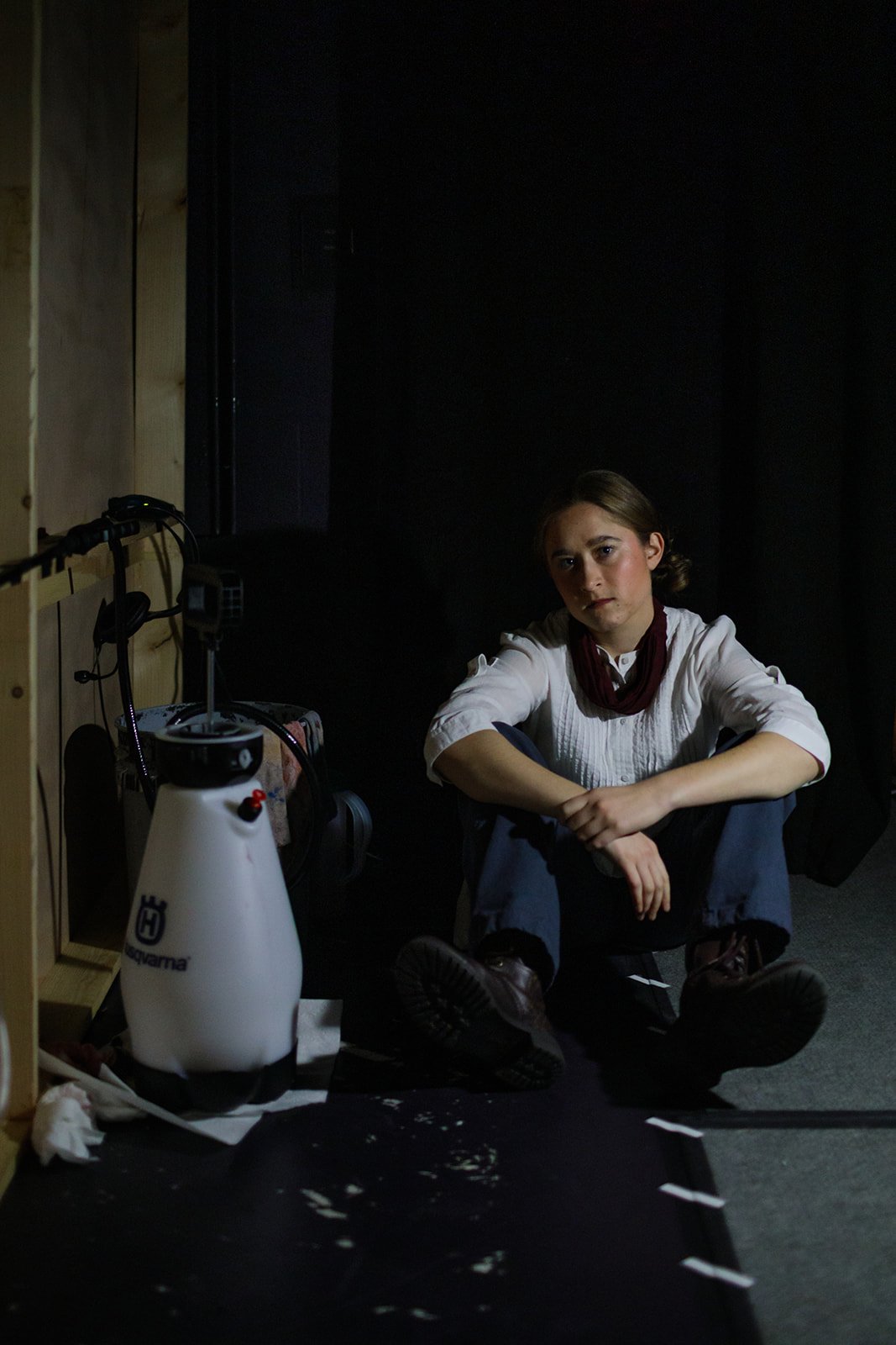 Steph Hogan as Marjory - The Moors by Jen Silverman / Directed by Laurie Schmeling and Sarah Ross / Photo by Ann Ilagan