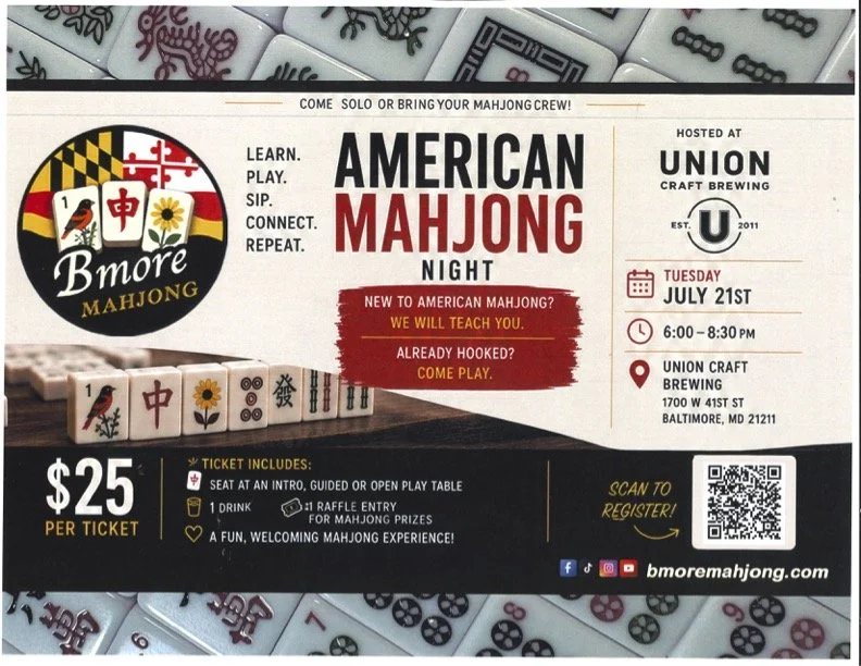 BMORE MAHJONG- American Mahjong Night