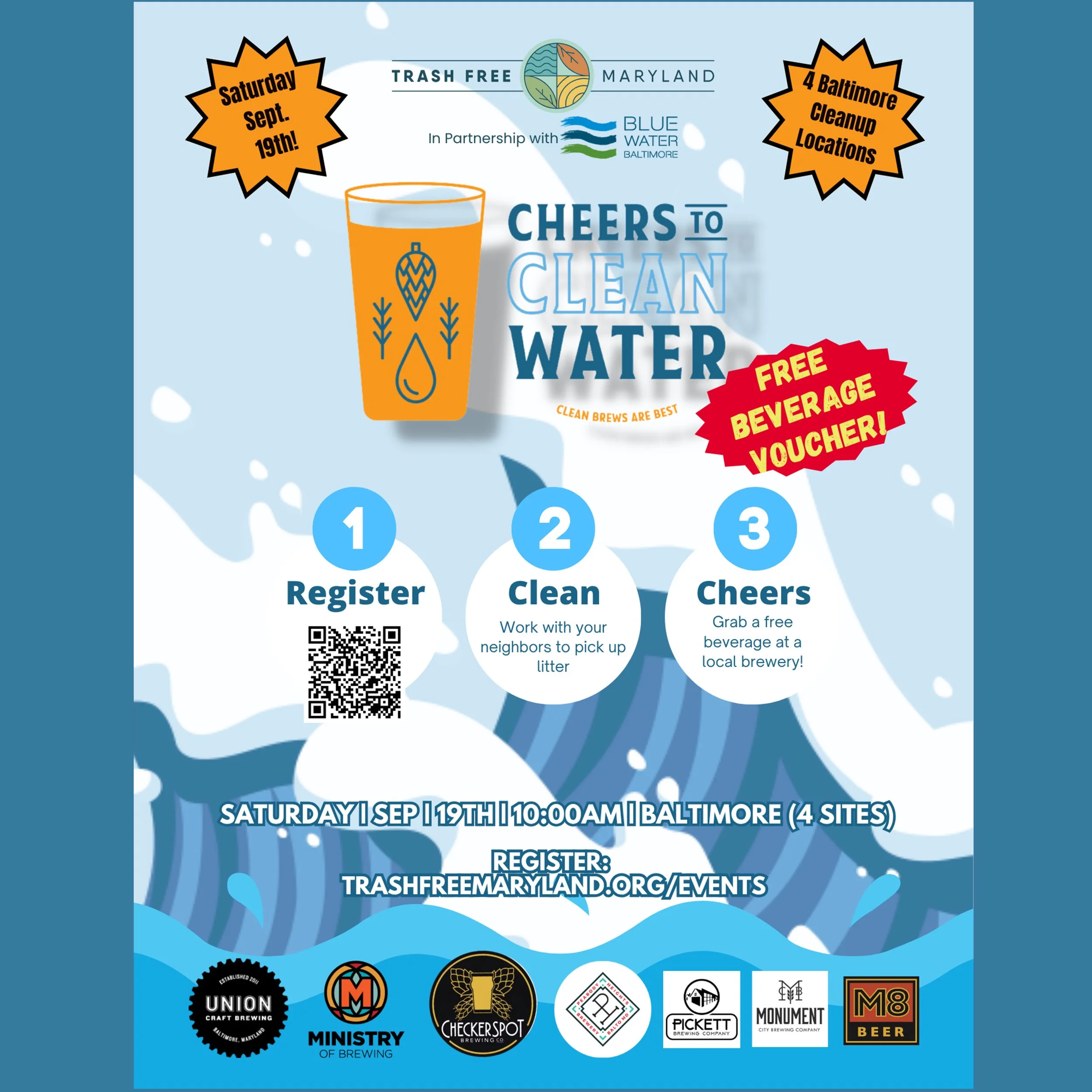 Cheers to Clean Water Cleanup 2026