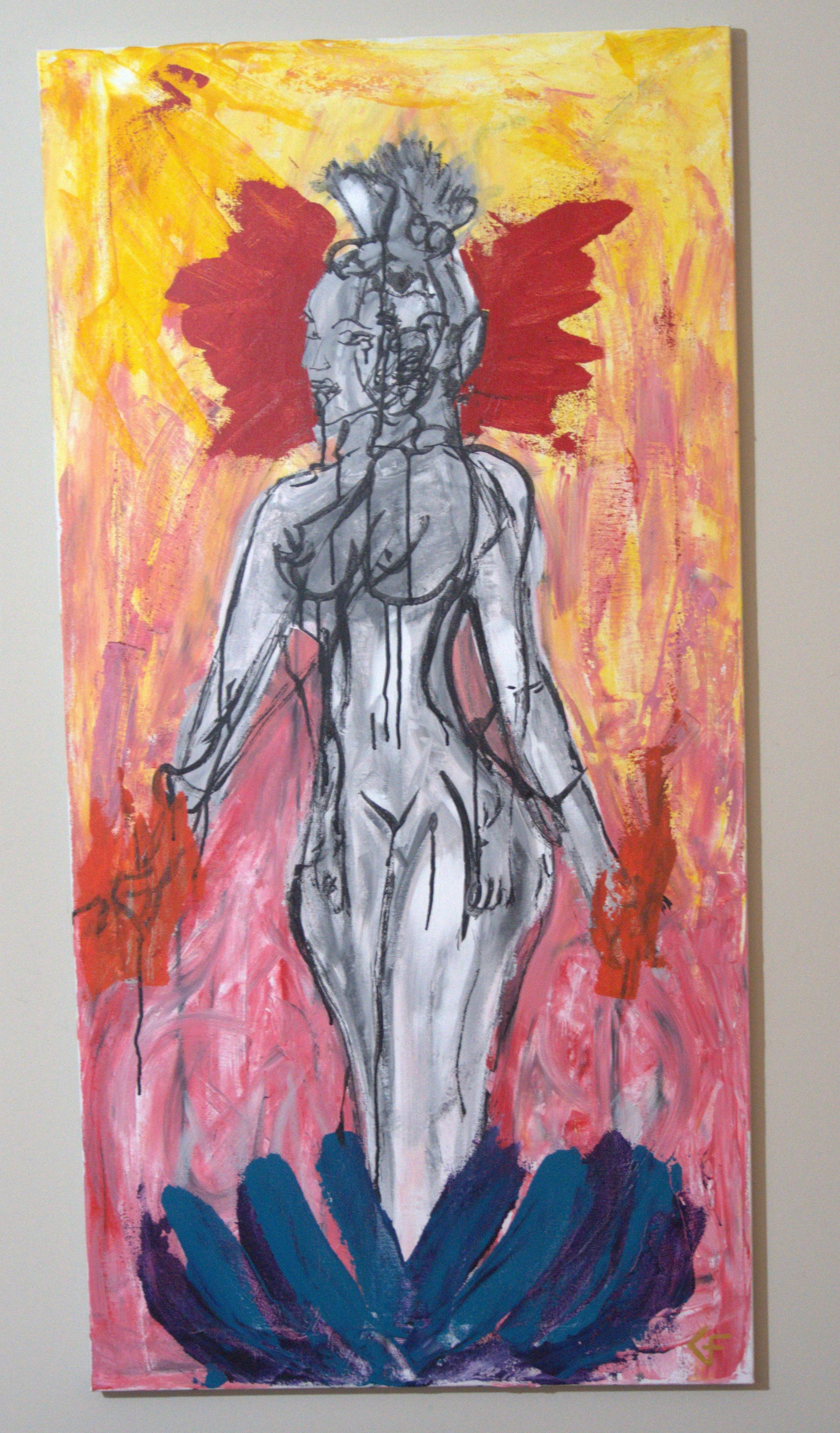 Garret Ford Acrylic on Canvas Kim upon the Lotus bigxbig.jpg