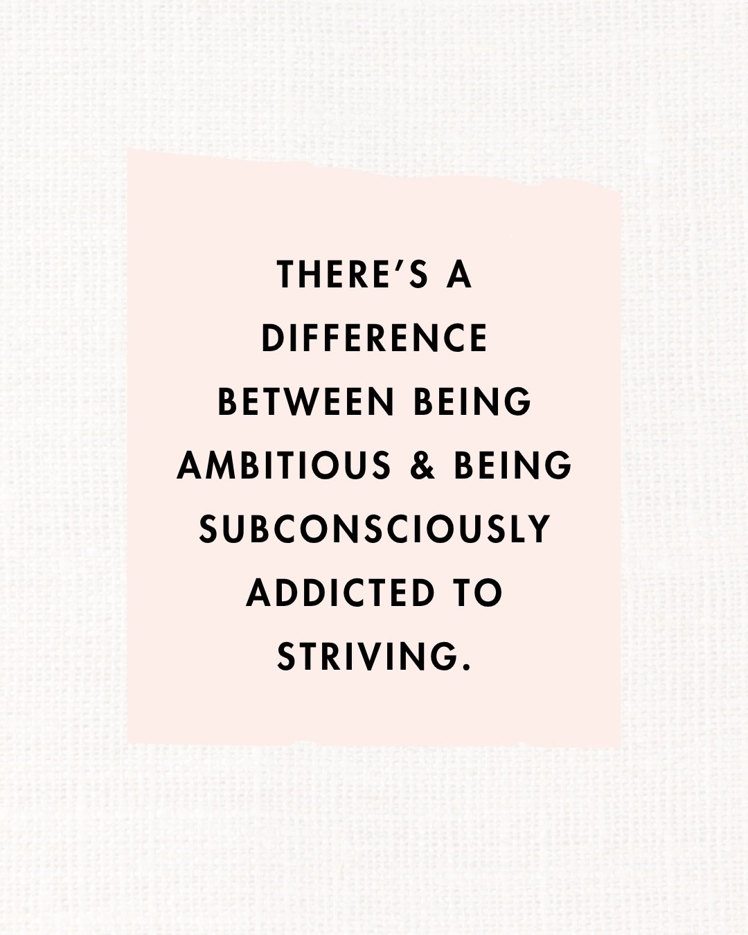 Be careful that you don&rsquo;t get so addicted to striving that you forget to B E C O M E  the version of you who already has it. 🌹

Hustling is out, frequency matching is what&rsquo;s up. 

Manifestation is the the oldest technology we have, and i