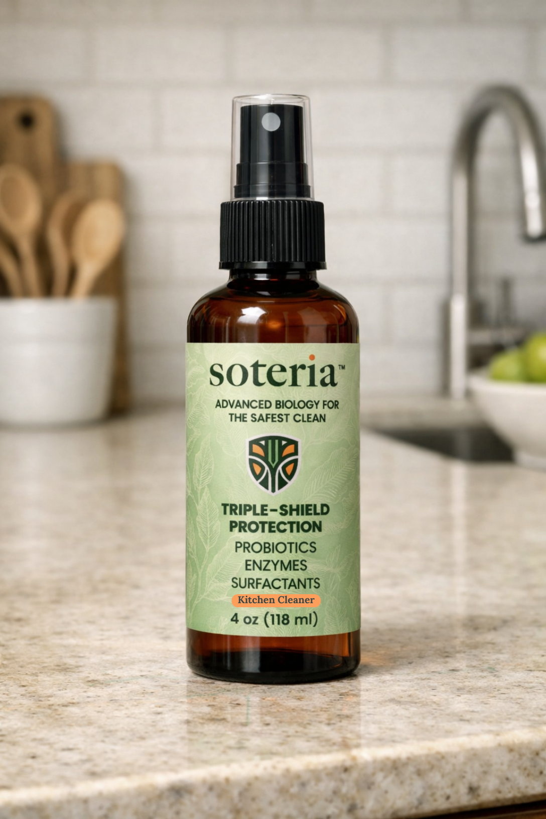 Soteria Kitchen Cleaner travel, lavender, 4 oz