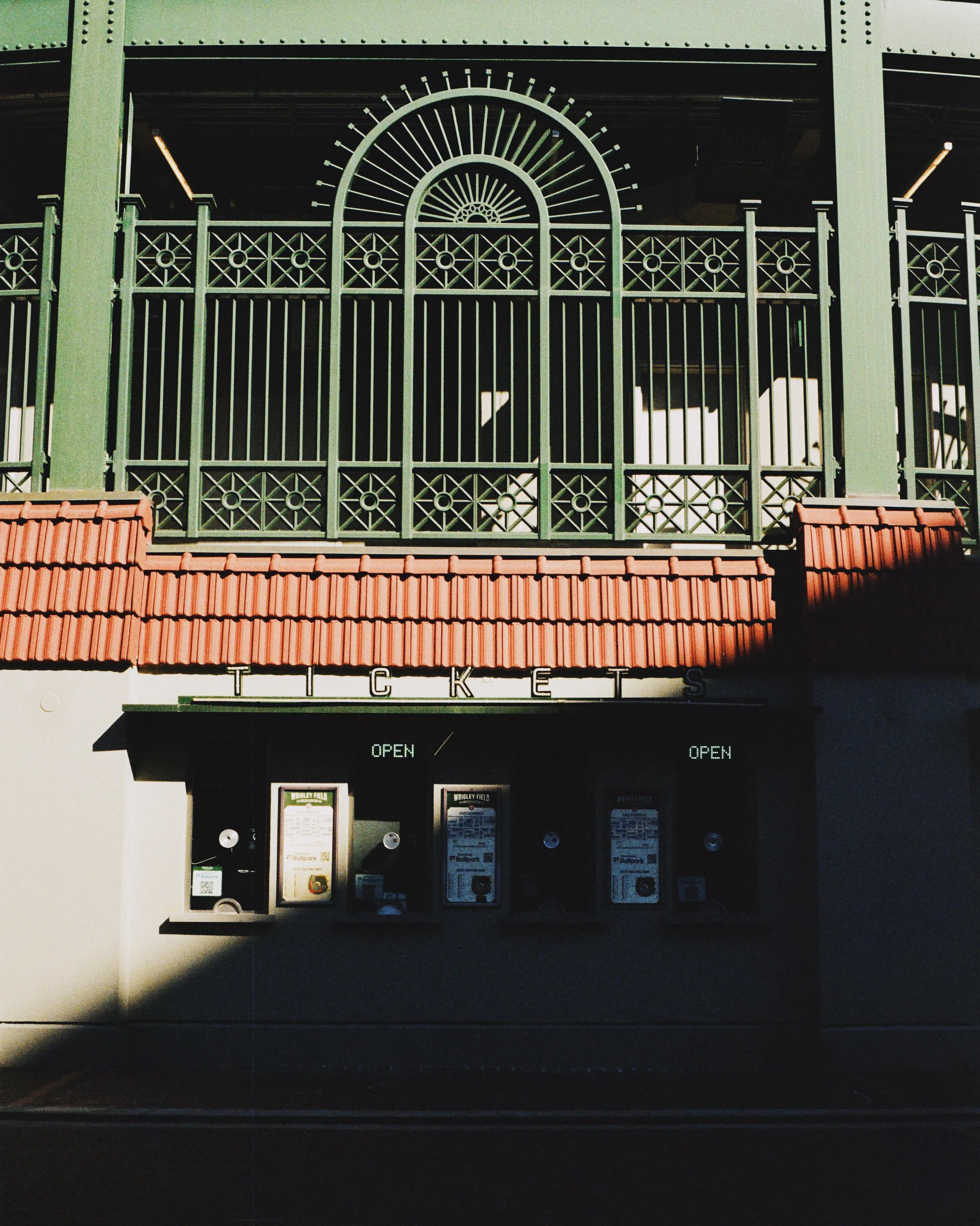 Wrigley Field ticket booth in Chicago