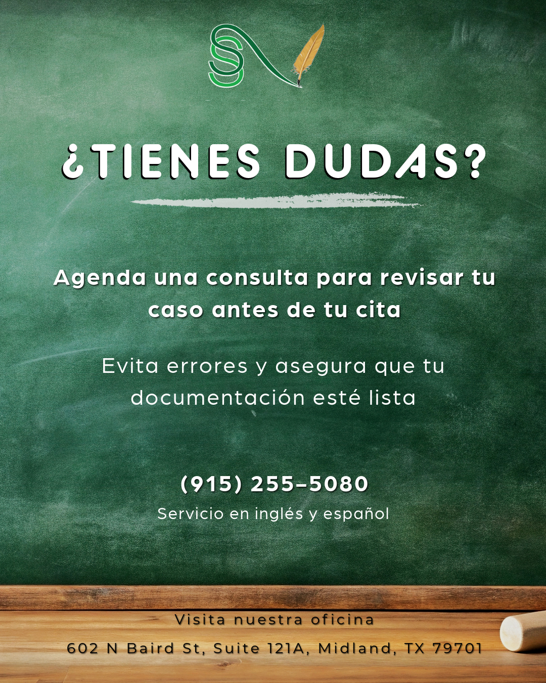 Tienes Dudas?