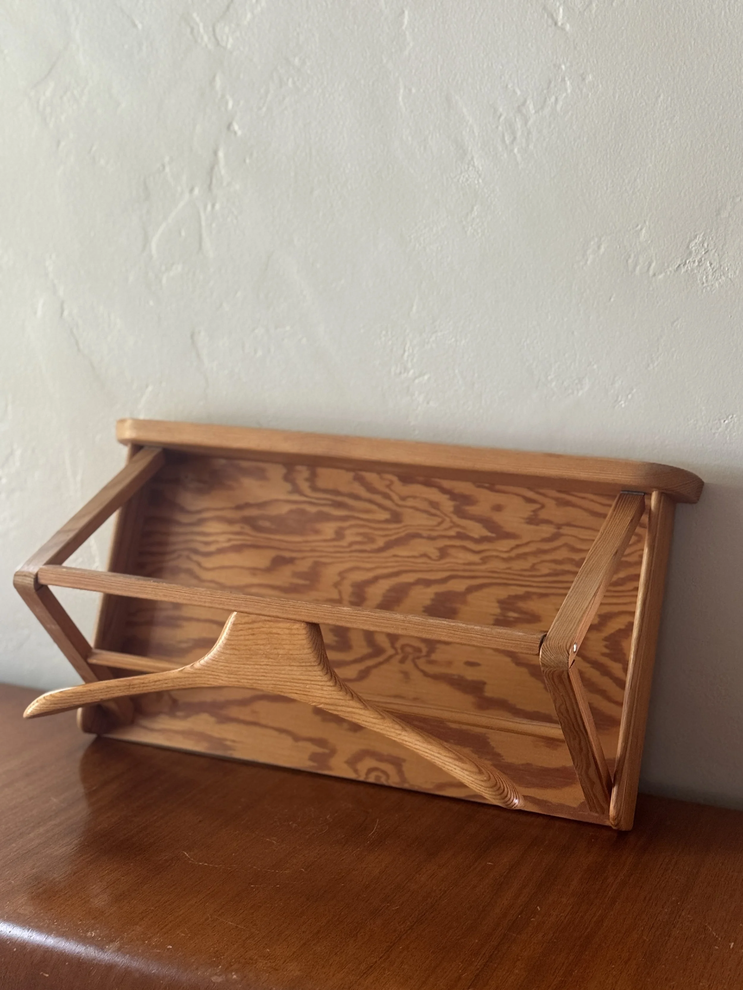 Swedish Pine Wall Coat Rack by Per Granebo AB, Farsta, c.1960s