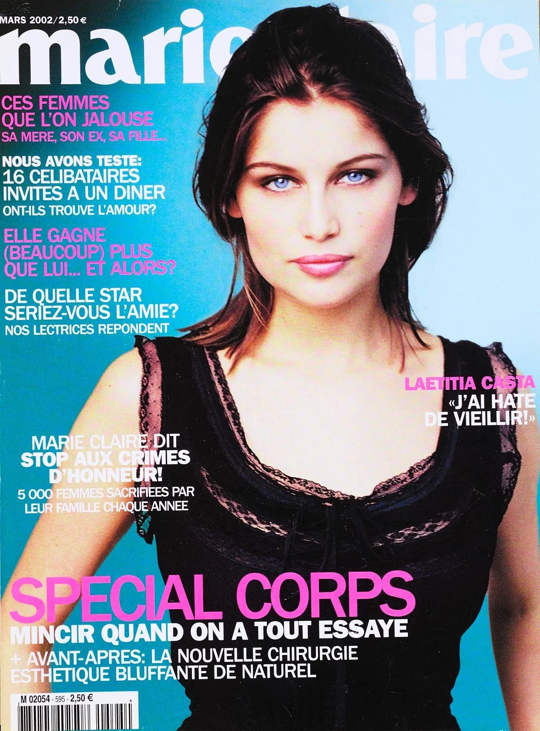 Laetitia Casta on the cover of Franch Marie Claire