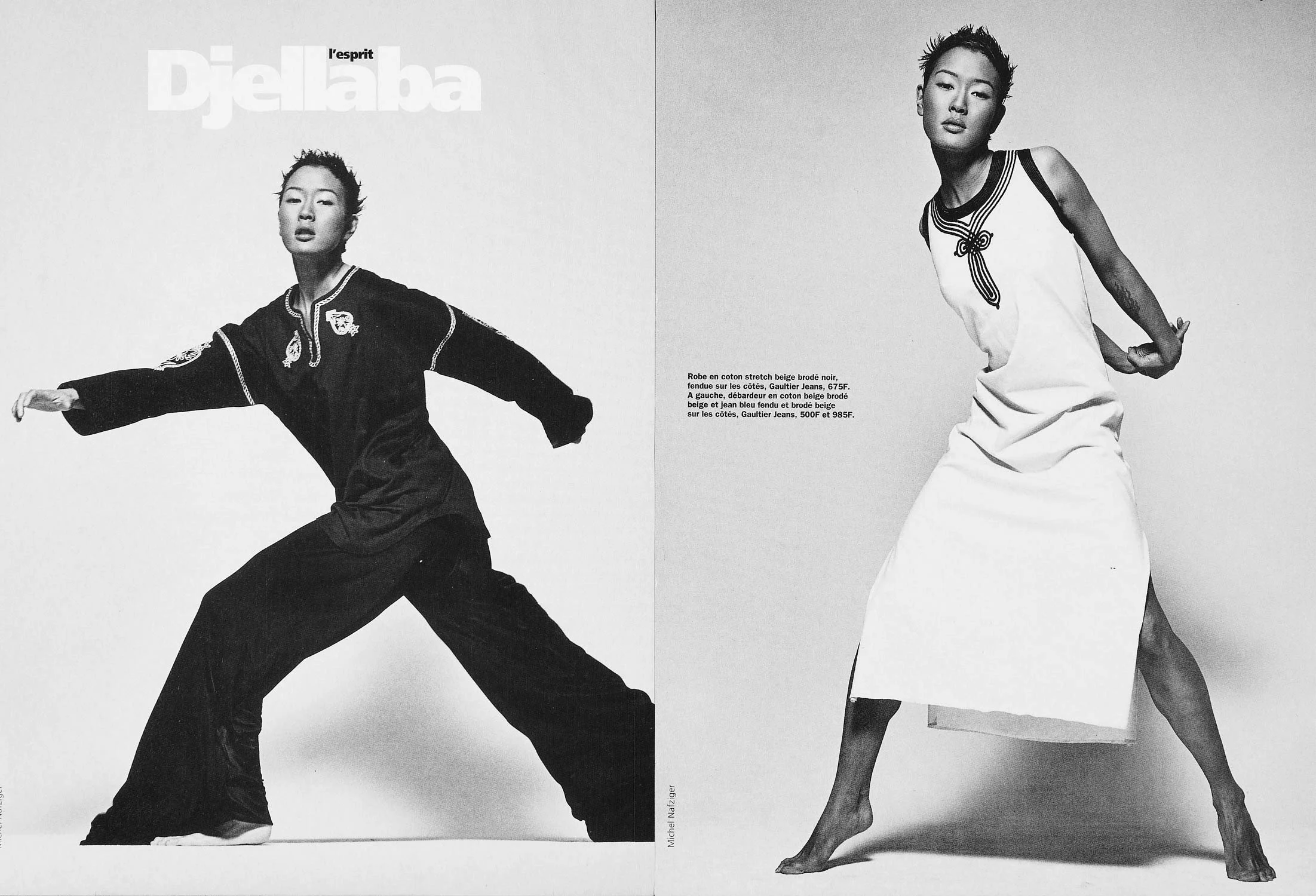 Jenny Shimizu Djellaba fashion story 1/2