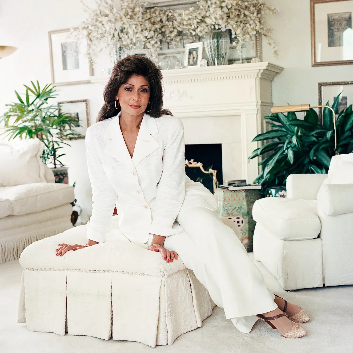  Janet Langhart Cohen in her Washington home