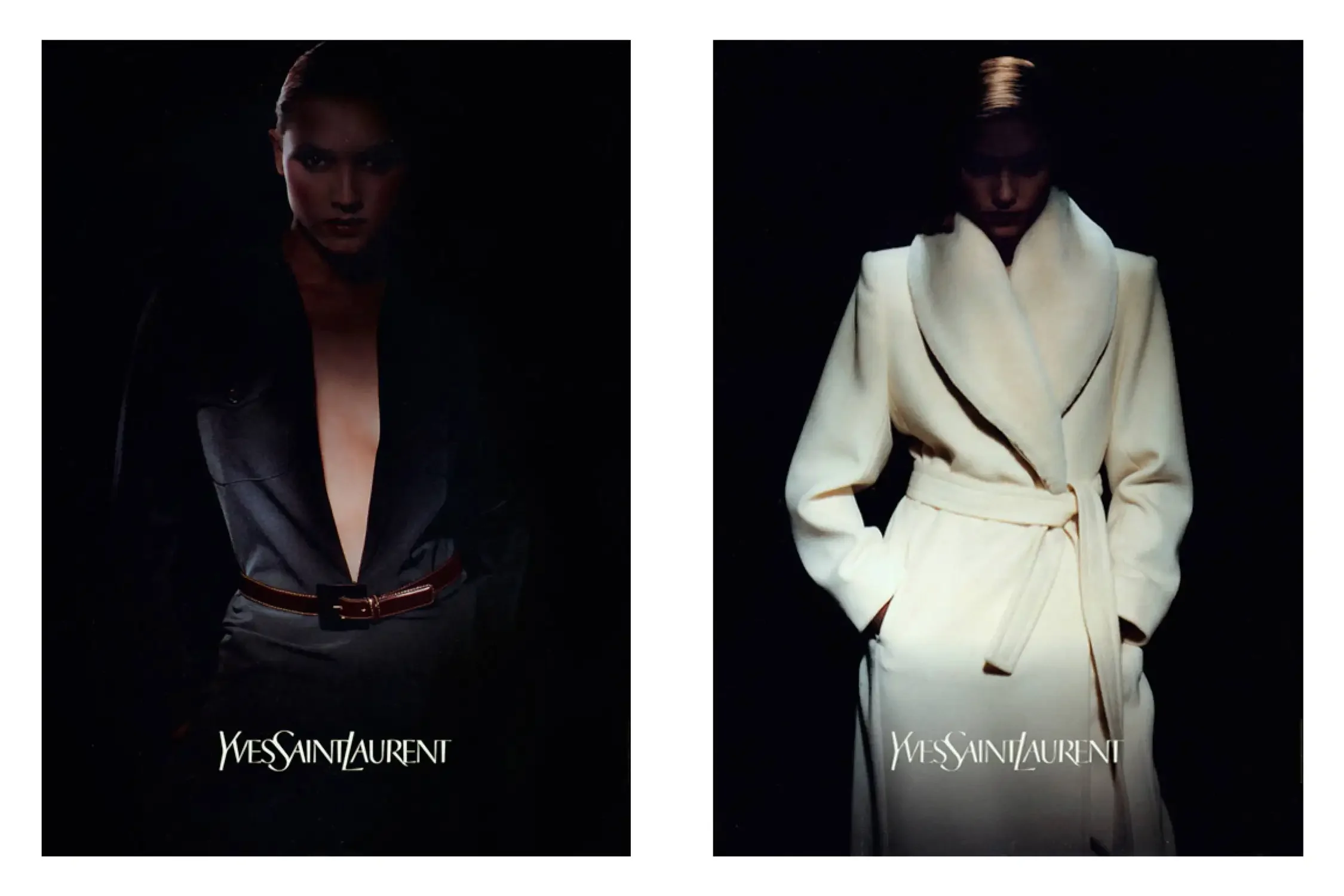 Fashion advertising for 'Yves Saint Laurent' Shot in Paris.