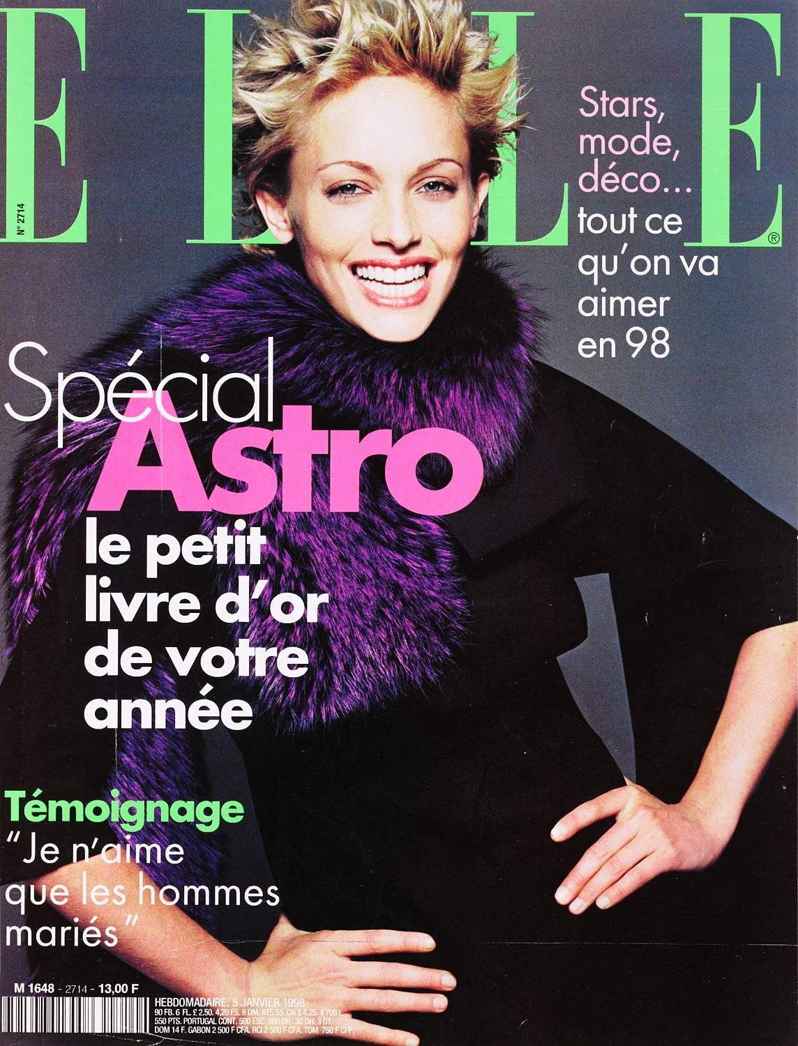 French Elle Magazine cover with Beri Smither