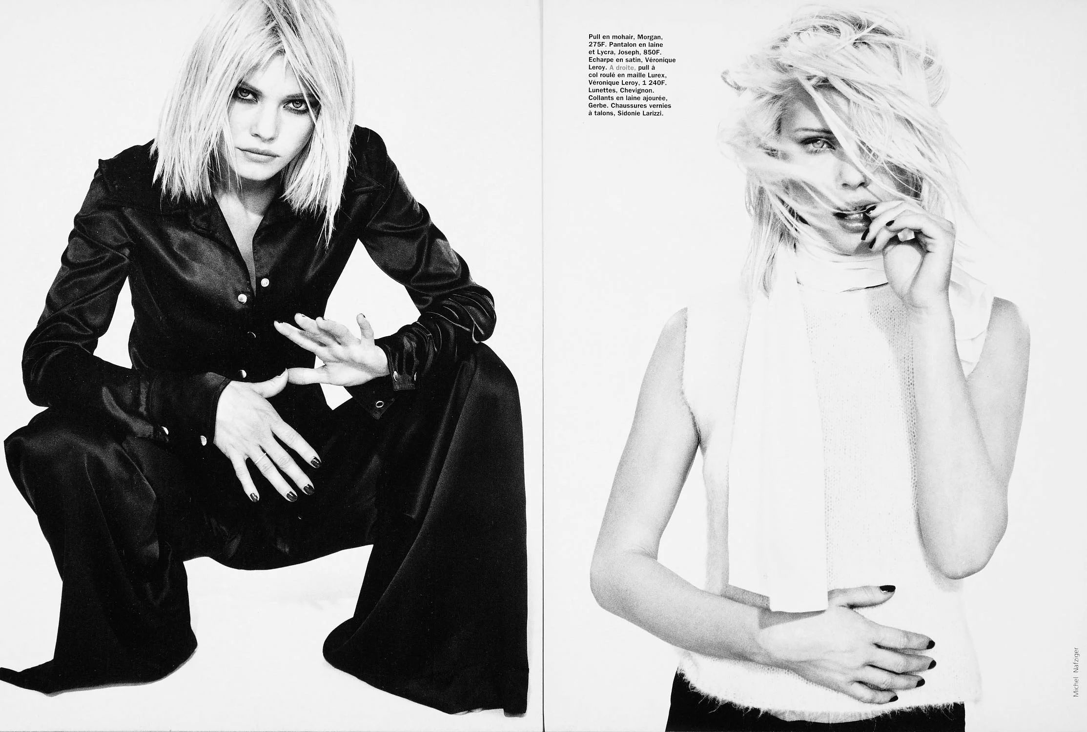 Fashion magazine spread in Paris 3/3