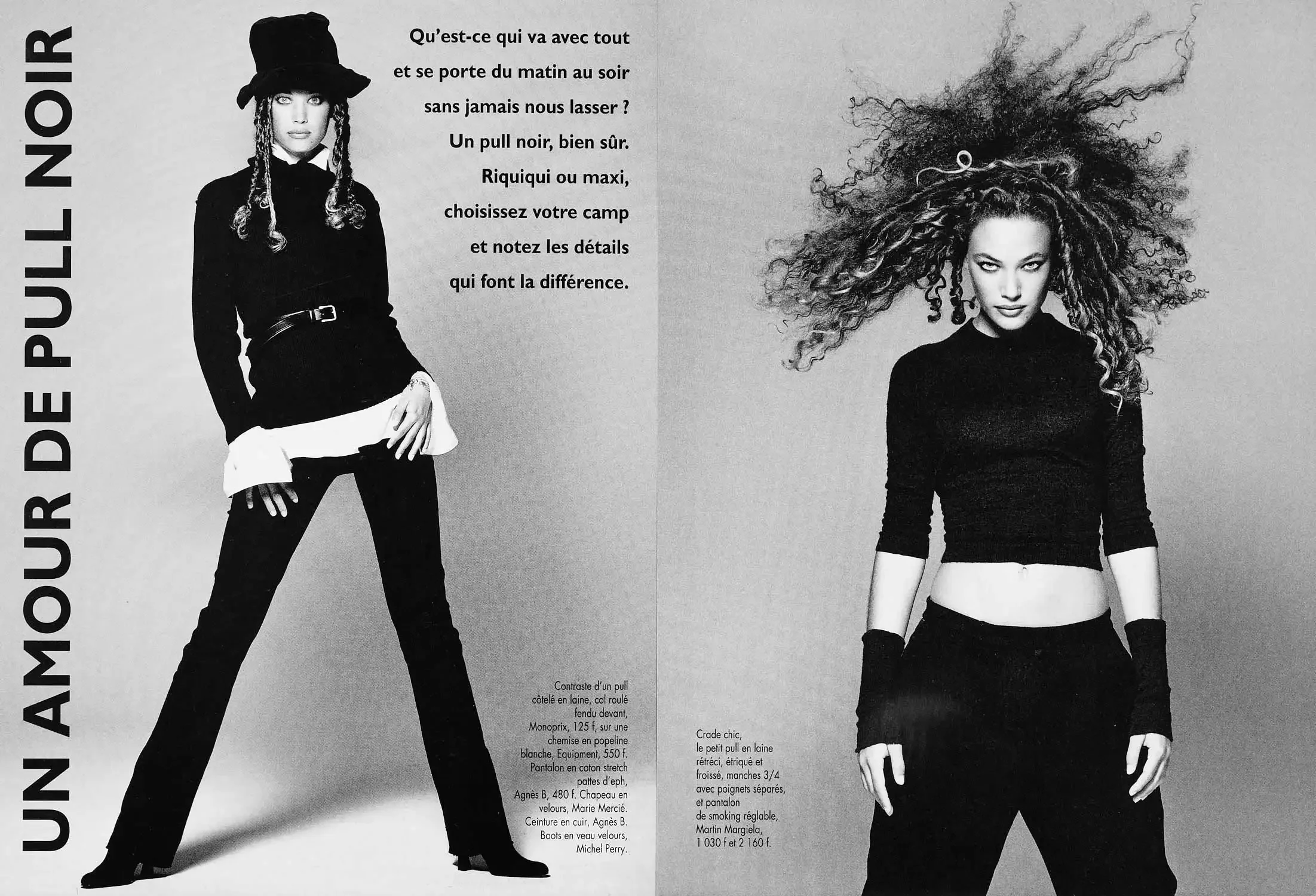 Black-and-white speed, for 20 ans Magazine.