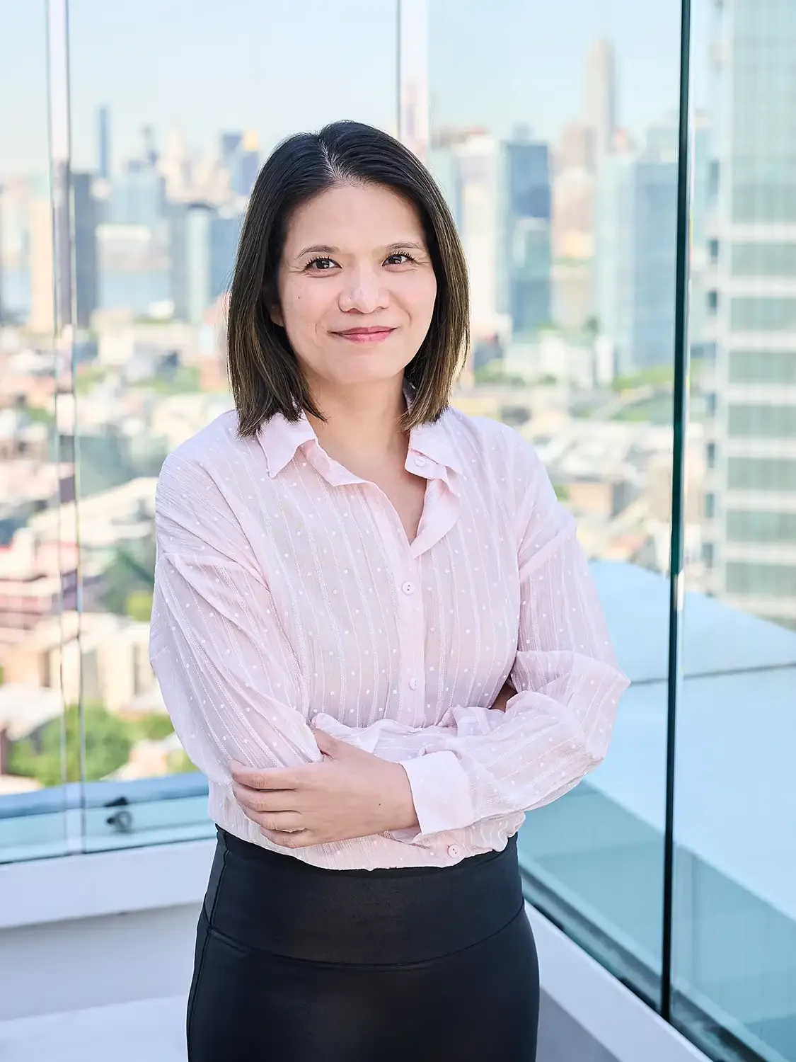 CEO in her office branding imagery 