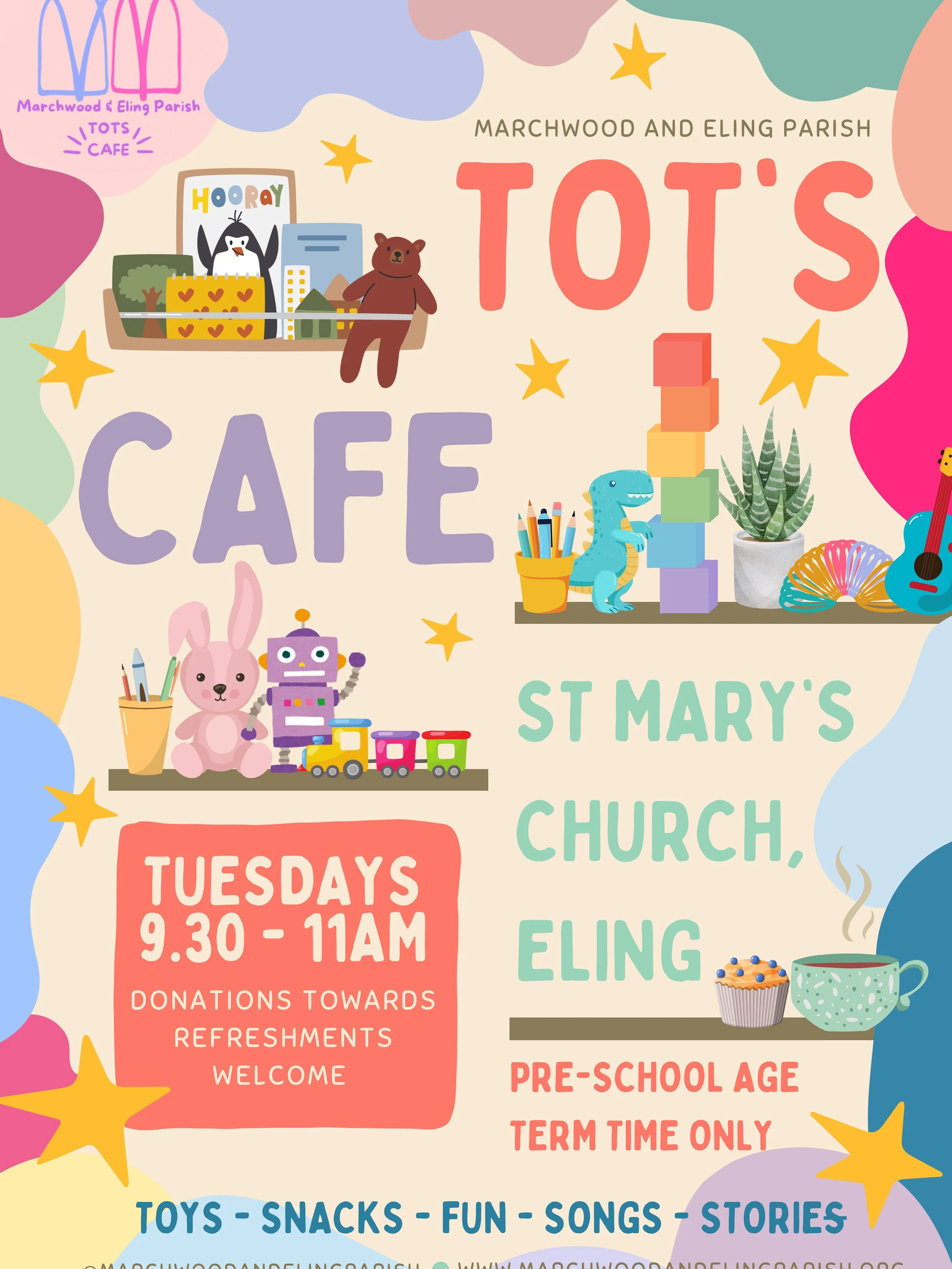 Tots Cafe - St Mary's Eling (in Term Time)
