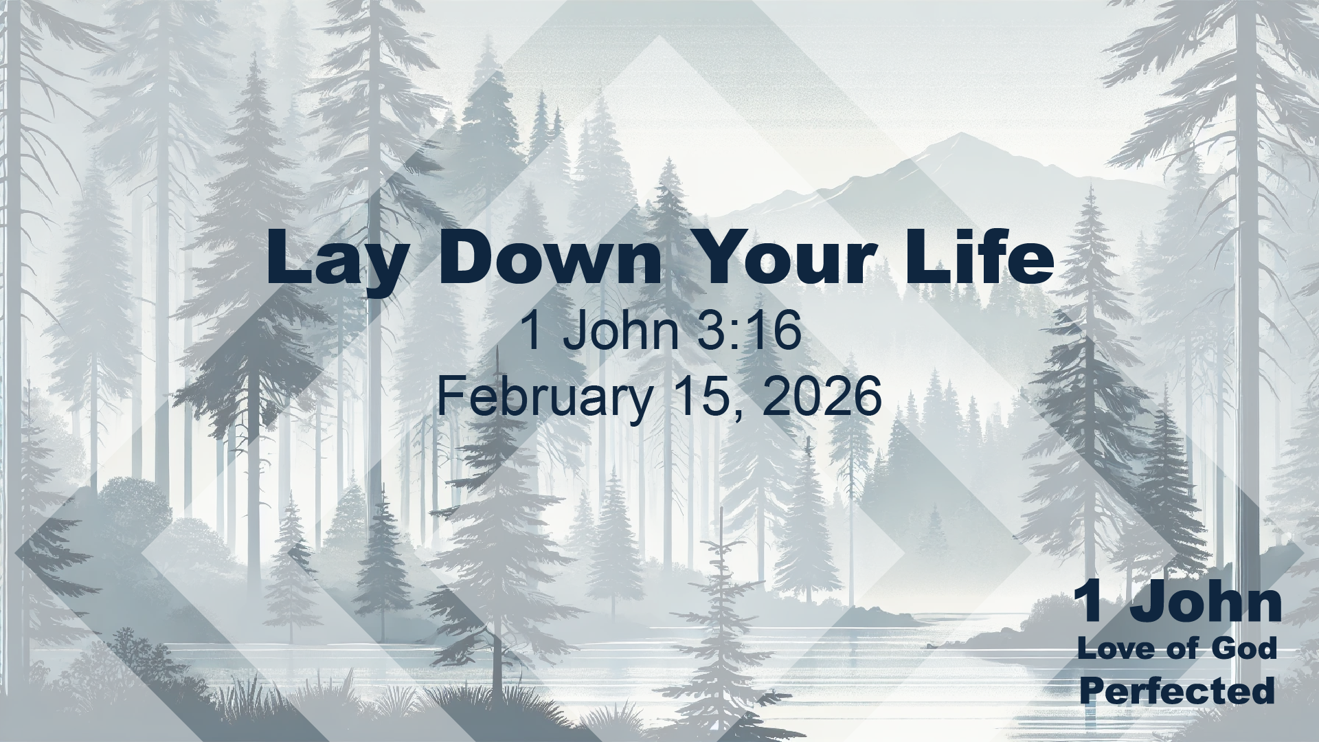 Lay Down Your Life
