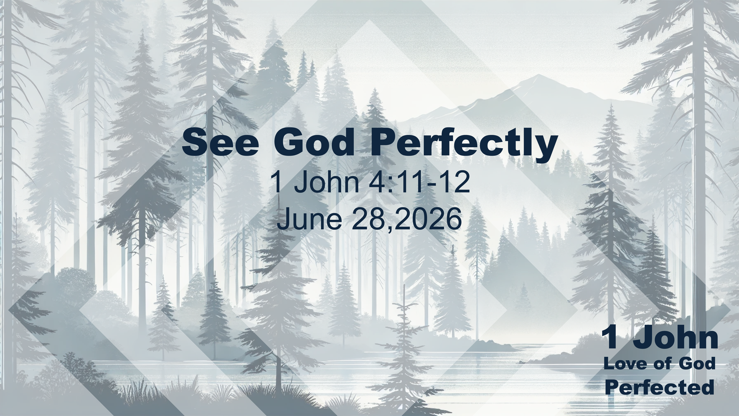 SEE GOD PERFECTLY