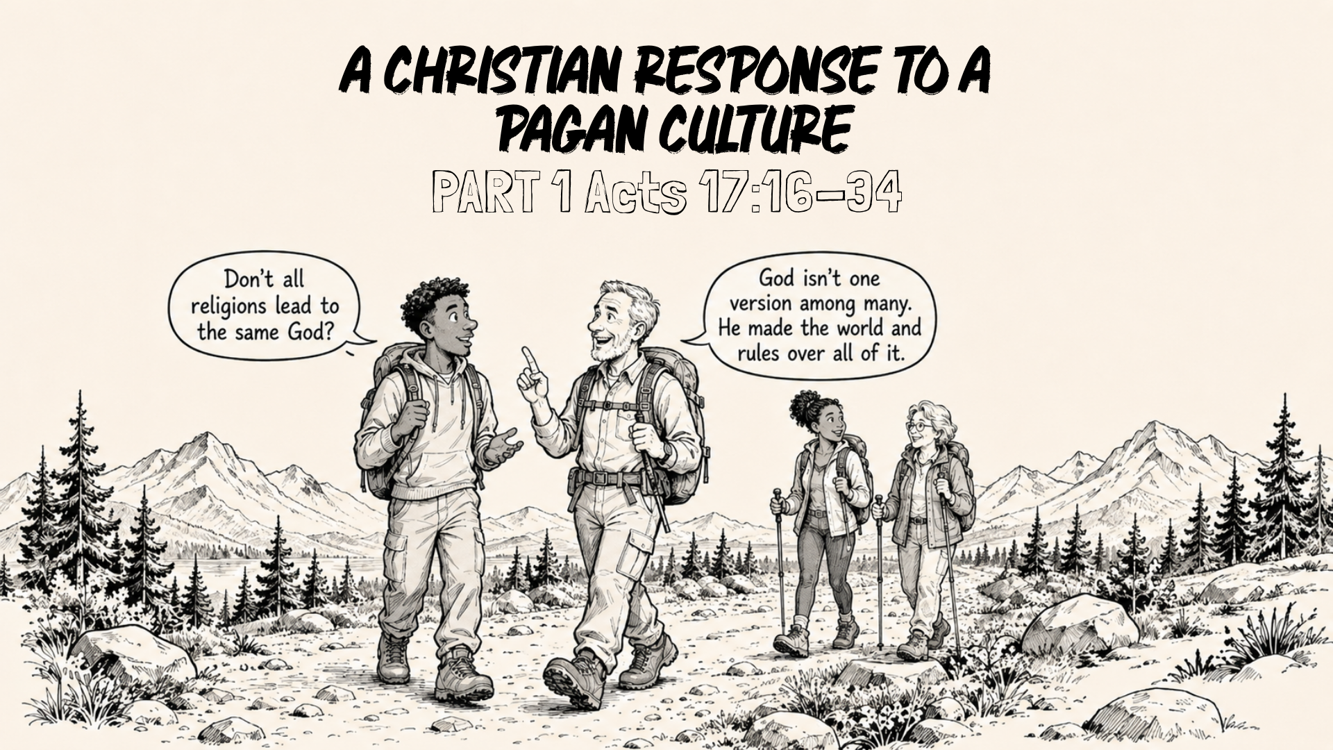 A CHRISTIAN RESPONSE TO A PAGAN CULTURE 1/3