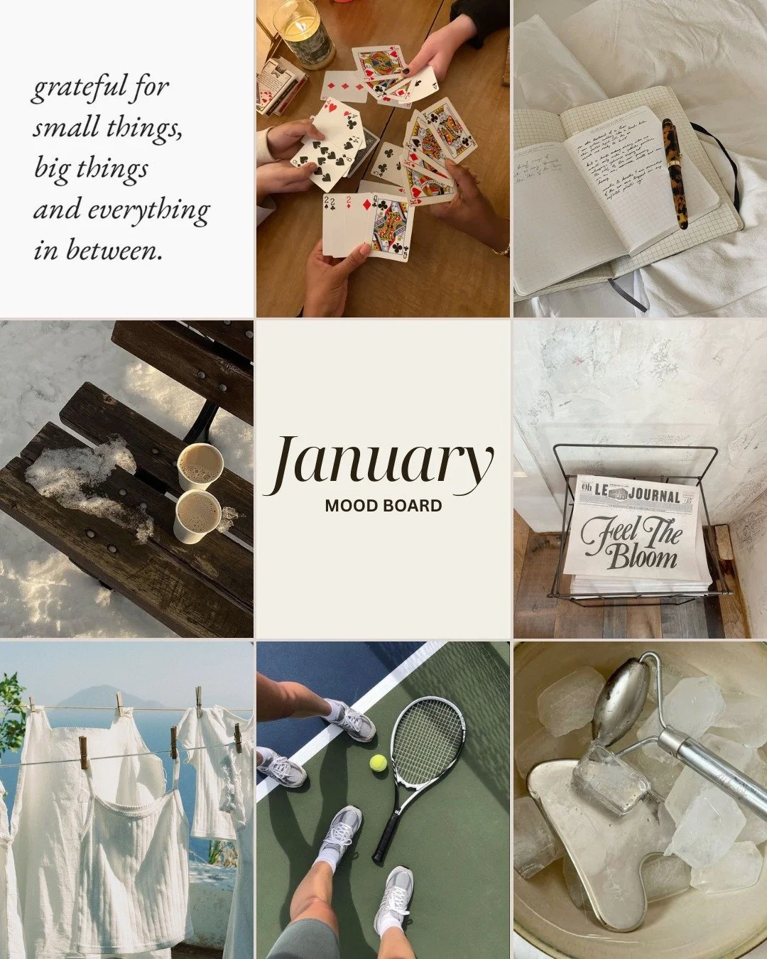 A new year doesn't have to mean a whole new you. ❄️✨

Our mood for the month is all about warmth, reflection, and gentle new beginnings. It&rsquo;s about finding inspiration in the calm and setting intentions without the pressure. Here's to a month o