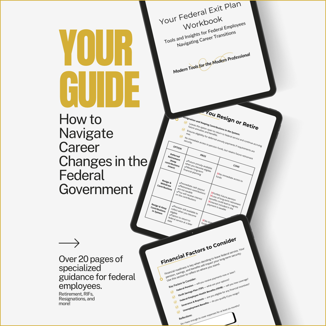 Your Federal Exit Plan Workbook