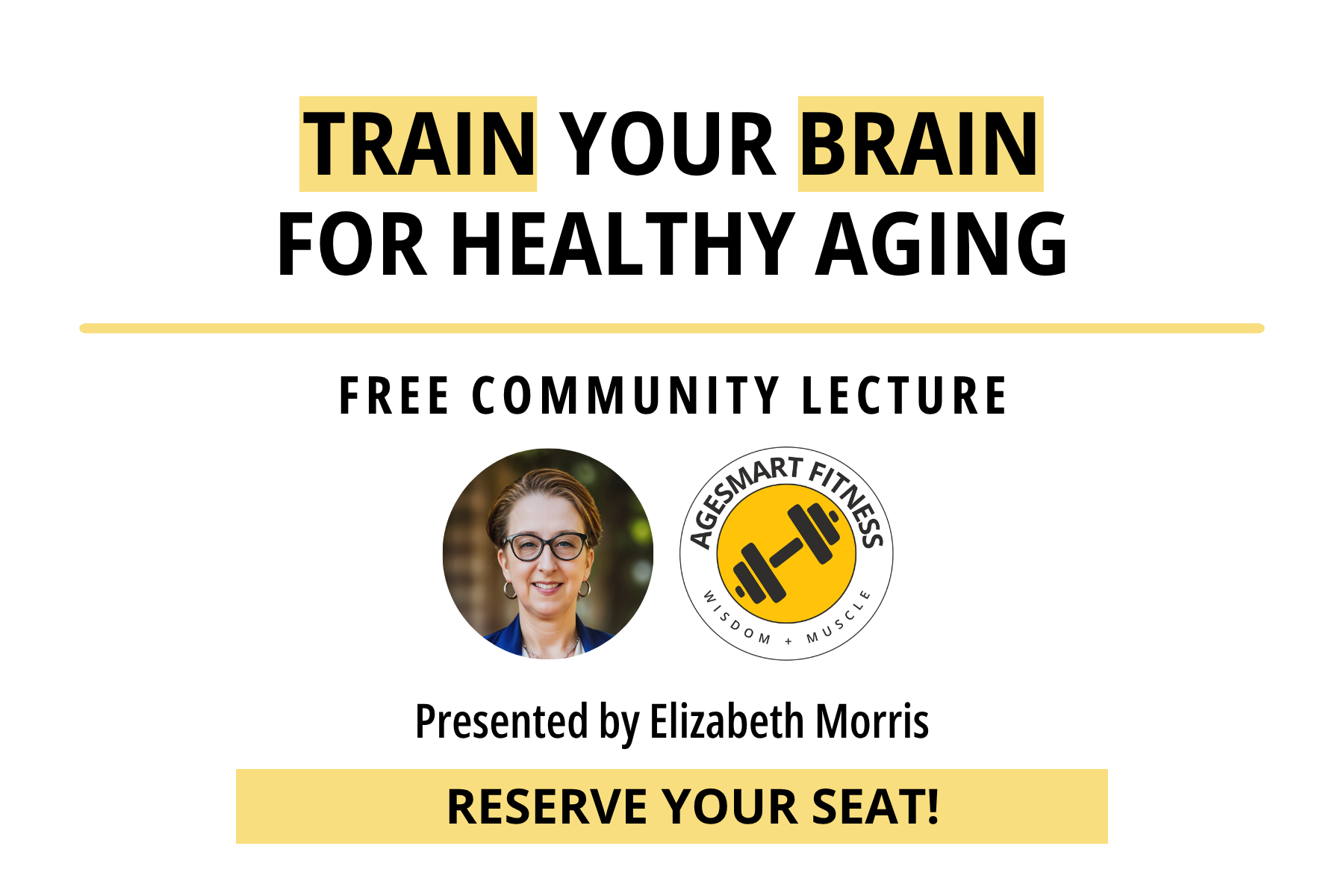 Train Your Brain for Healthy Aging: Free Lecture