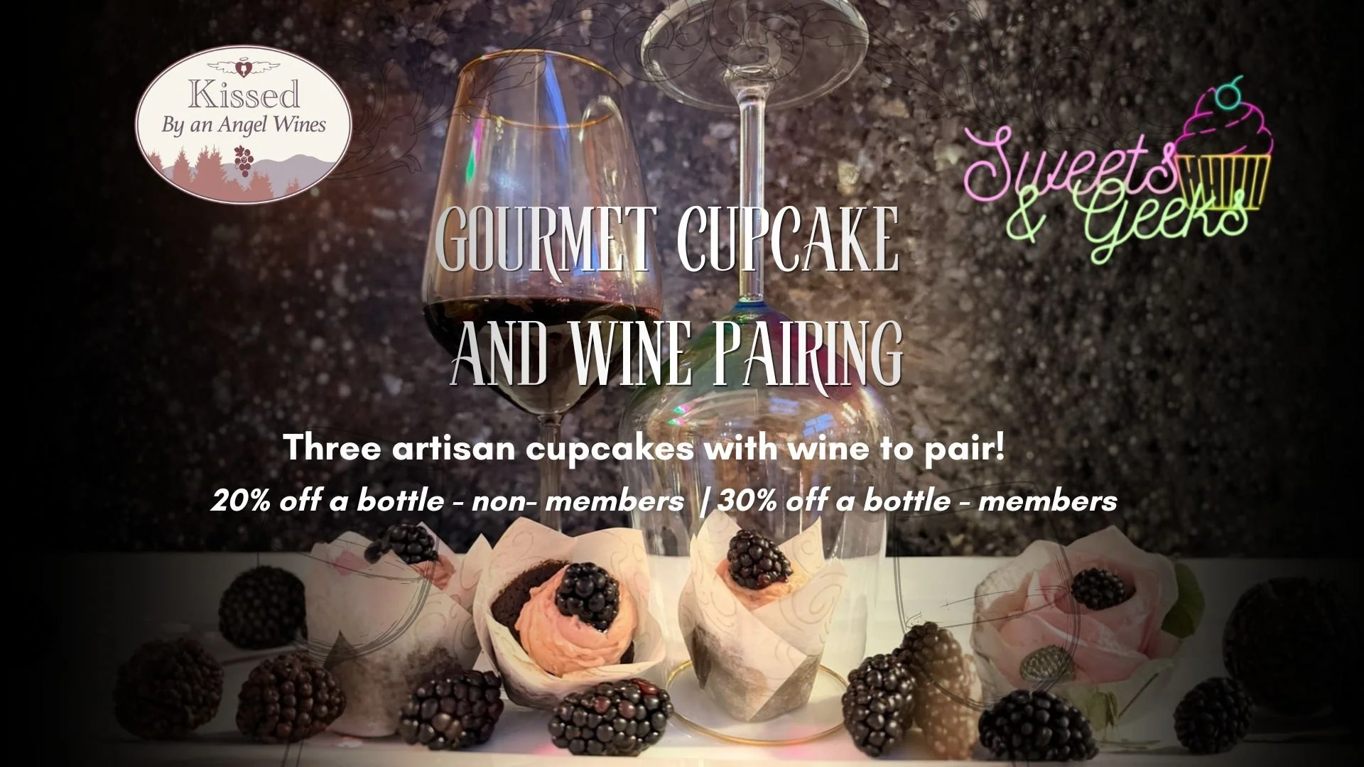 *SOLD OUT* Gourmet Cupcake and Wine Pairing