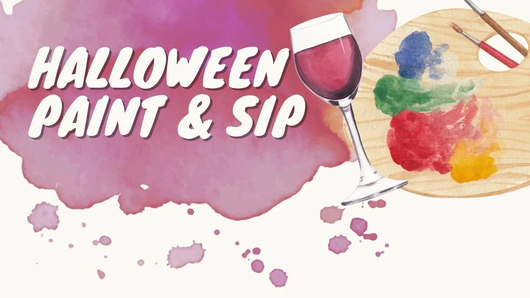 Halloween Paint and Sip