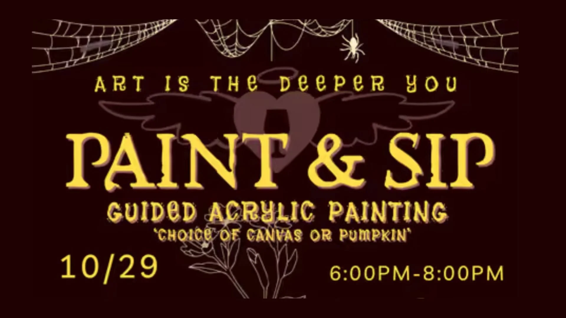 Halloween Paint and Sip