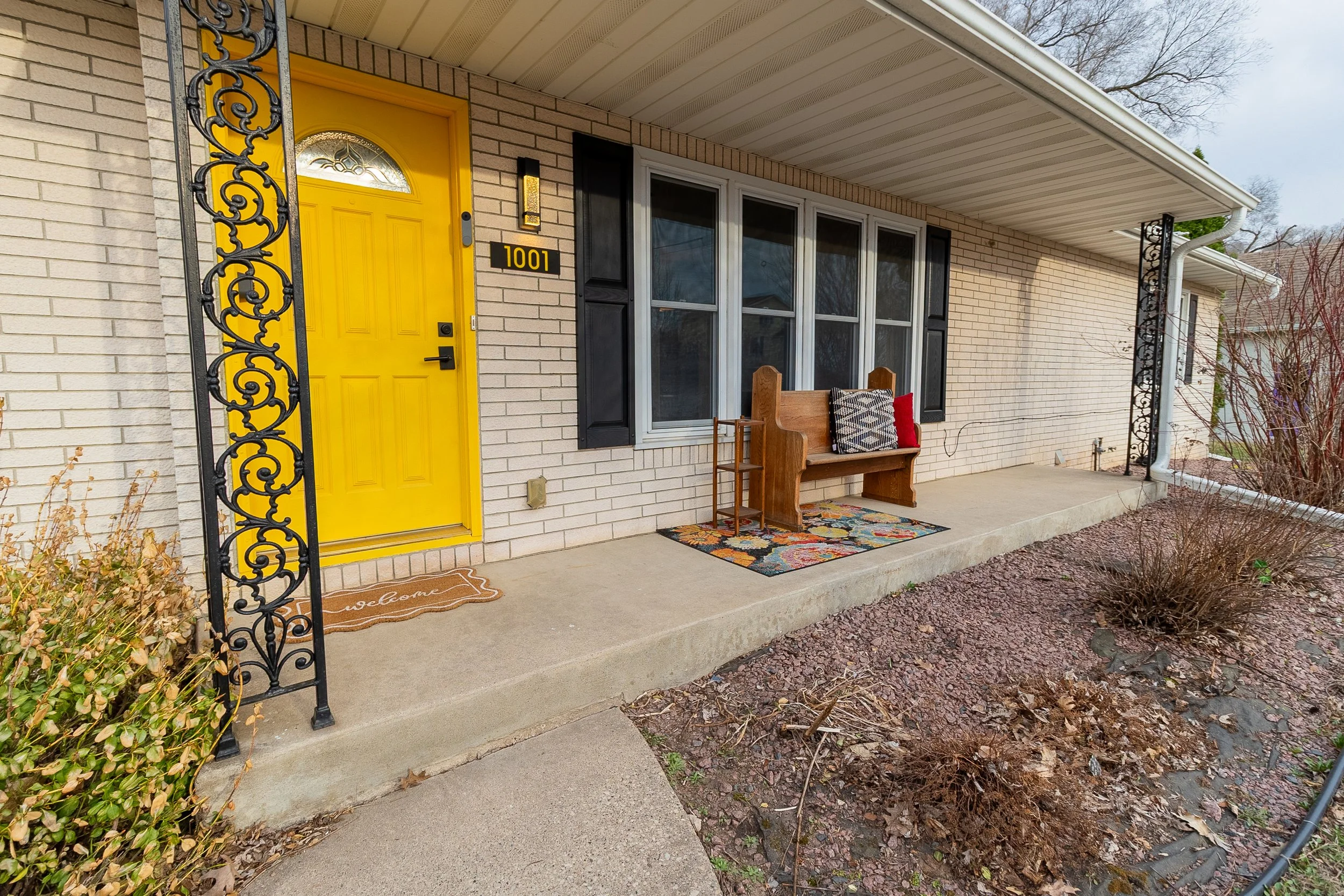 House #1 - yellow door