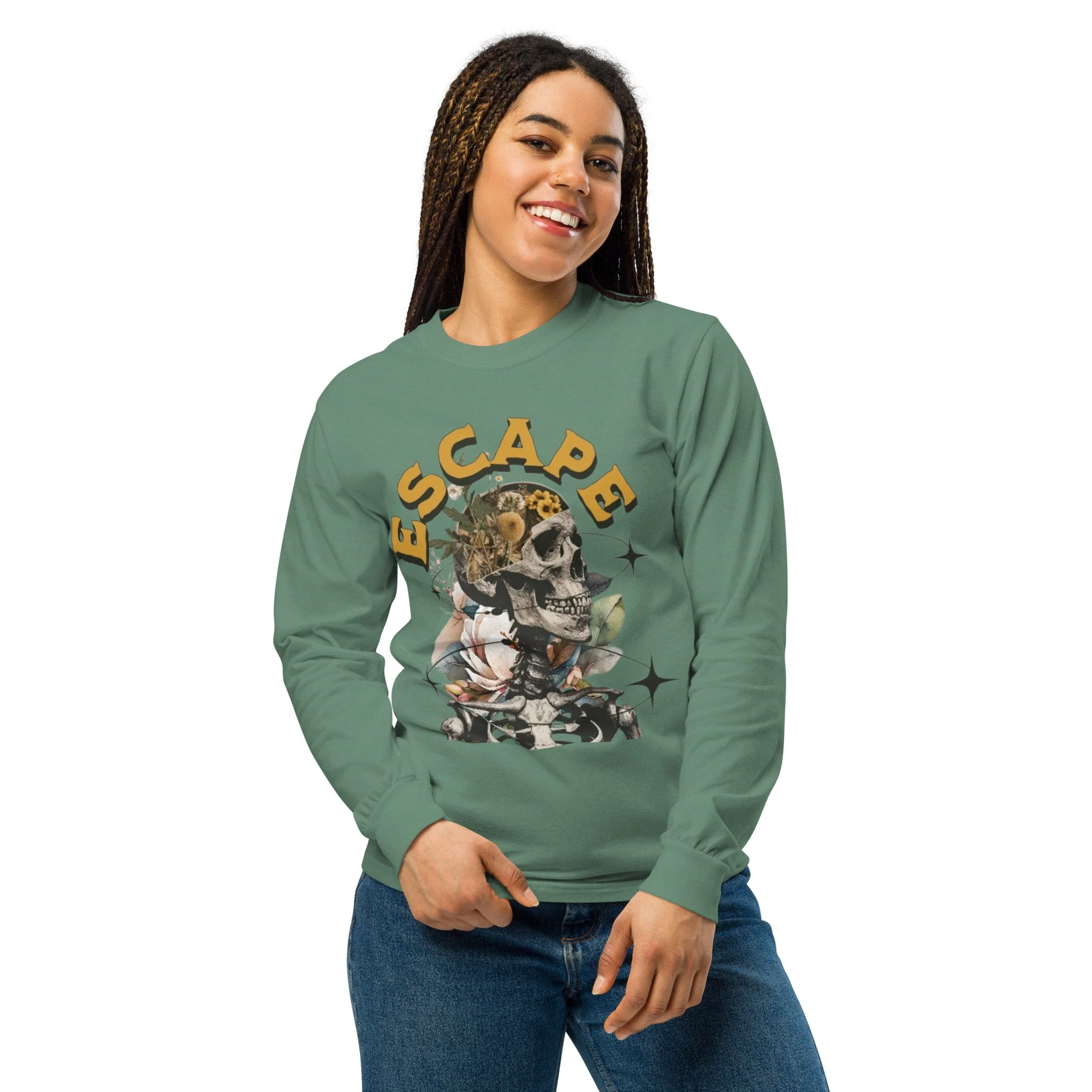 unisex-garment-dyed-heavyweight-long-sleeve-shirt-light-green-front-68a88b89e4fd8.jpg