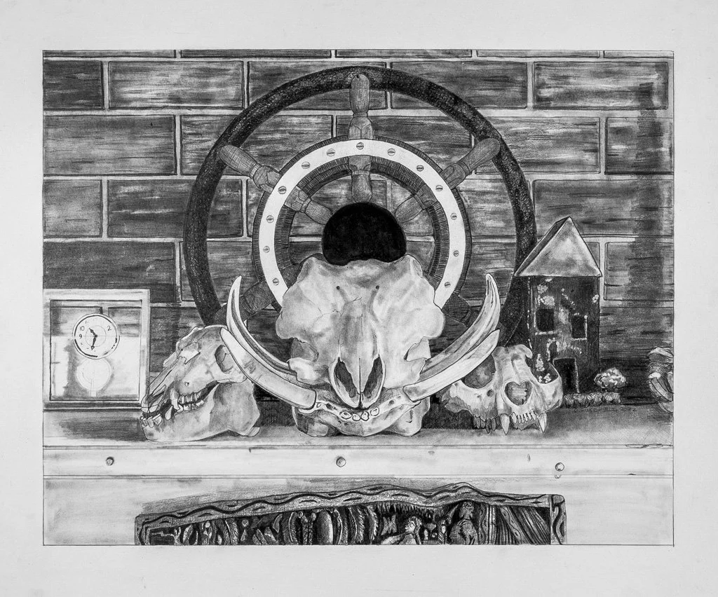Vierthaler Logic, Graphite on Bristol Board, 14 in. x 17 in., 2022