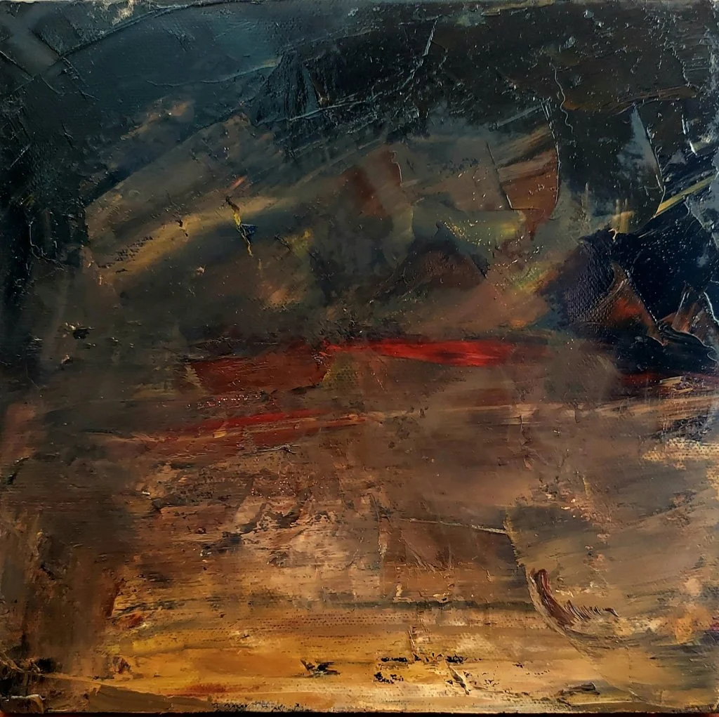 Markowitz, Oil on Canvas, 10 in. x 10 in., 202