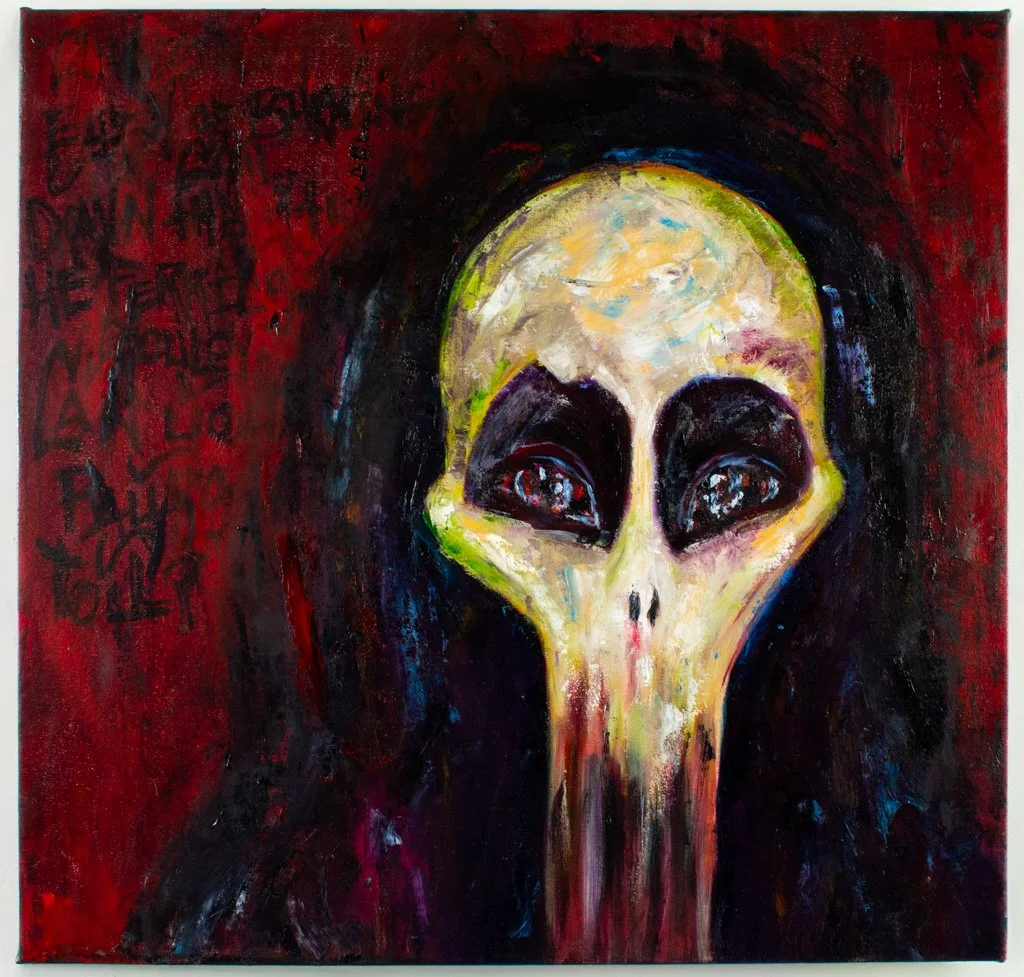 Charon, Oil on Canvas, 28in x 27in, 2024