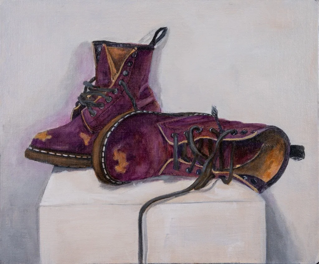 Boots, Oil on Canvas, 10in x 12 in, 2025