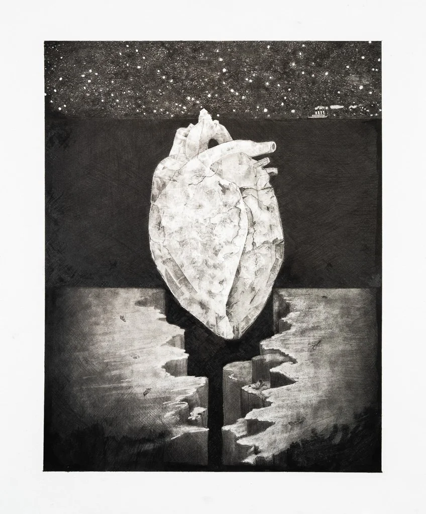 The Iceberg, Graphite on Bristol Board, 17 in. x 14 in., 2022