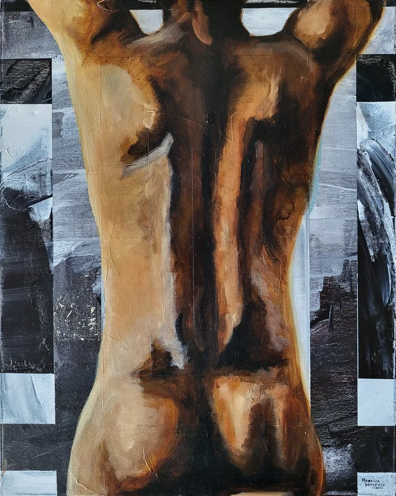 David 004, Oil and Acrylic Paint on Canvas, 20in x 16in, 2022