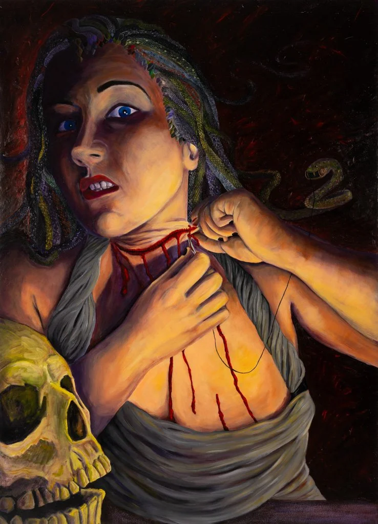 Medusa: Reunited, Oil on Canvas, 52.5in x 38in, 2024