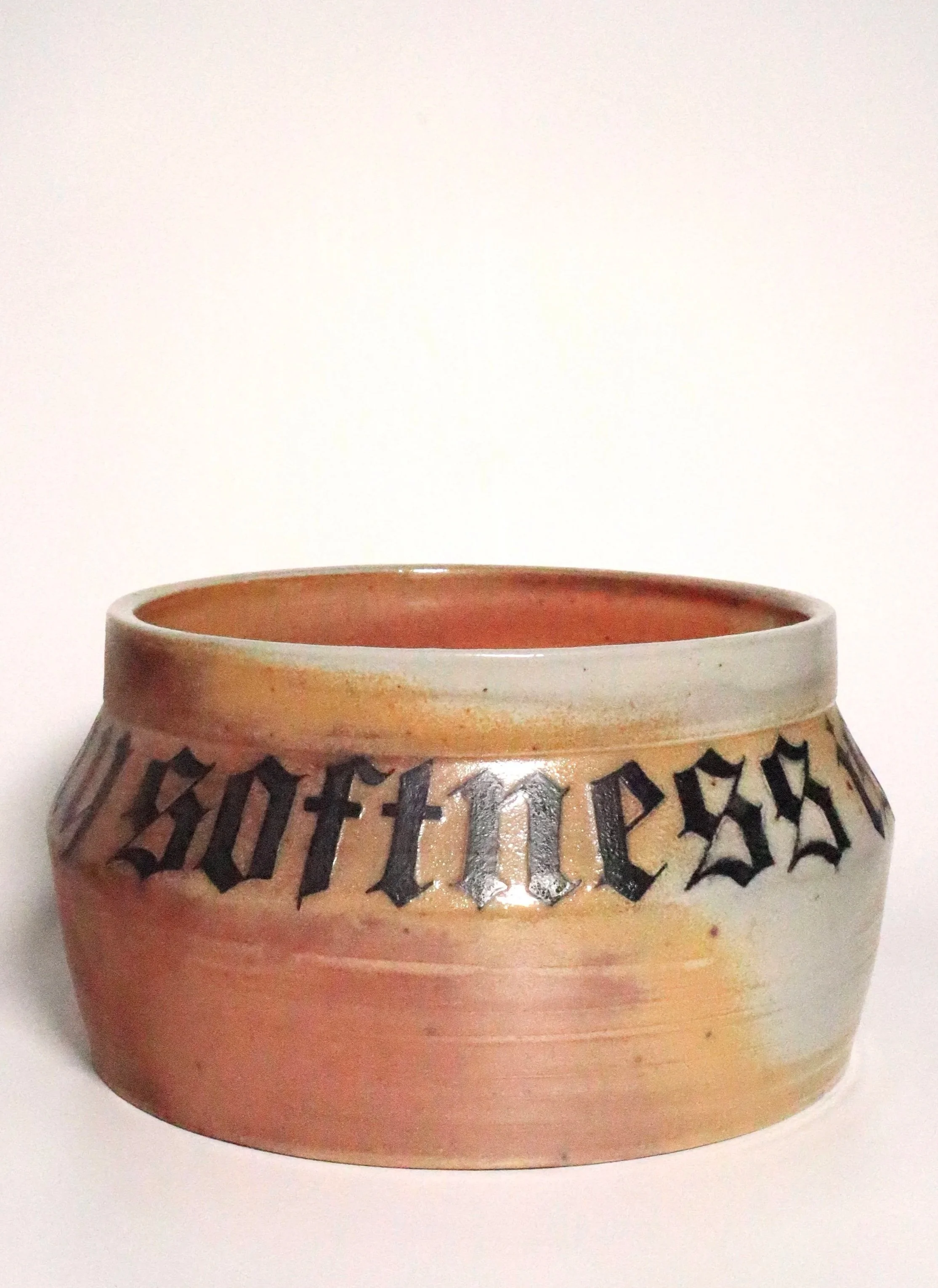 'My Softness Is No Burden',
Wood and soda ash, ceramic,
2024