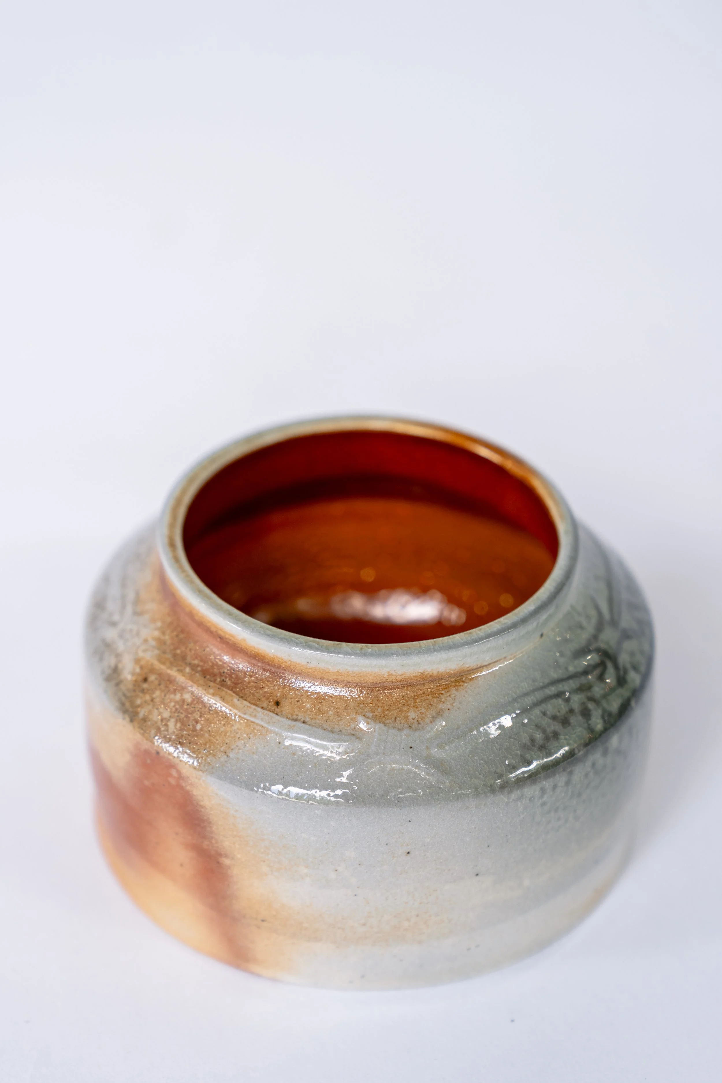 Wood Fire Pot (II),
Wood and soda ash, ceramic,
2024