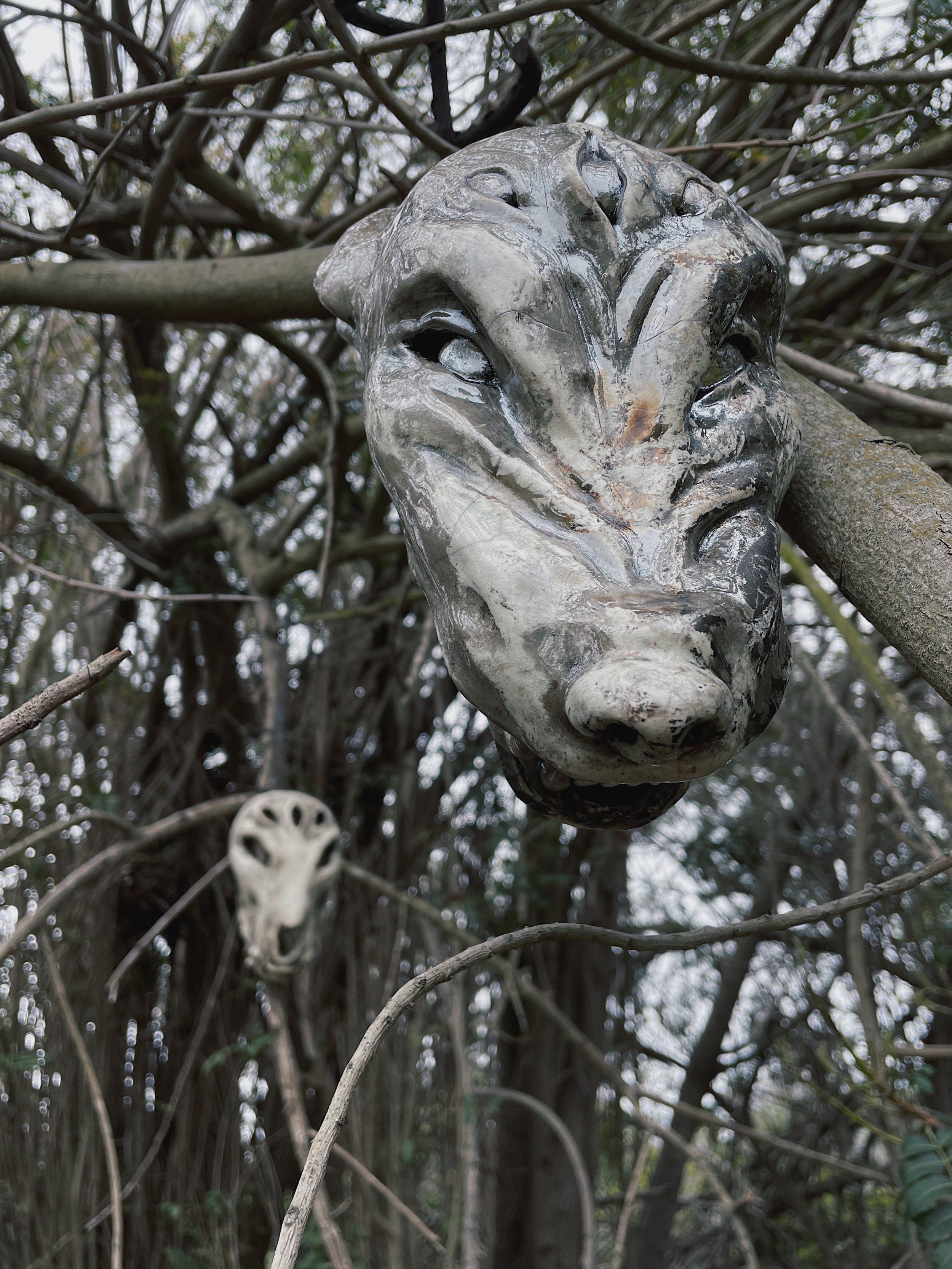 'Masked Spirit',
Raku fired ceramic,
2023