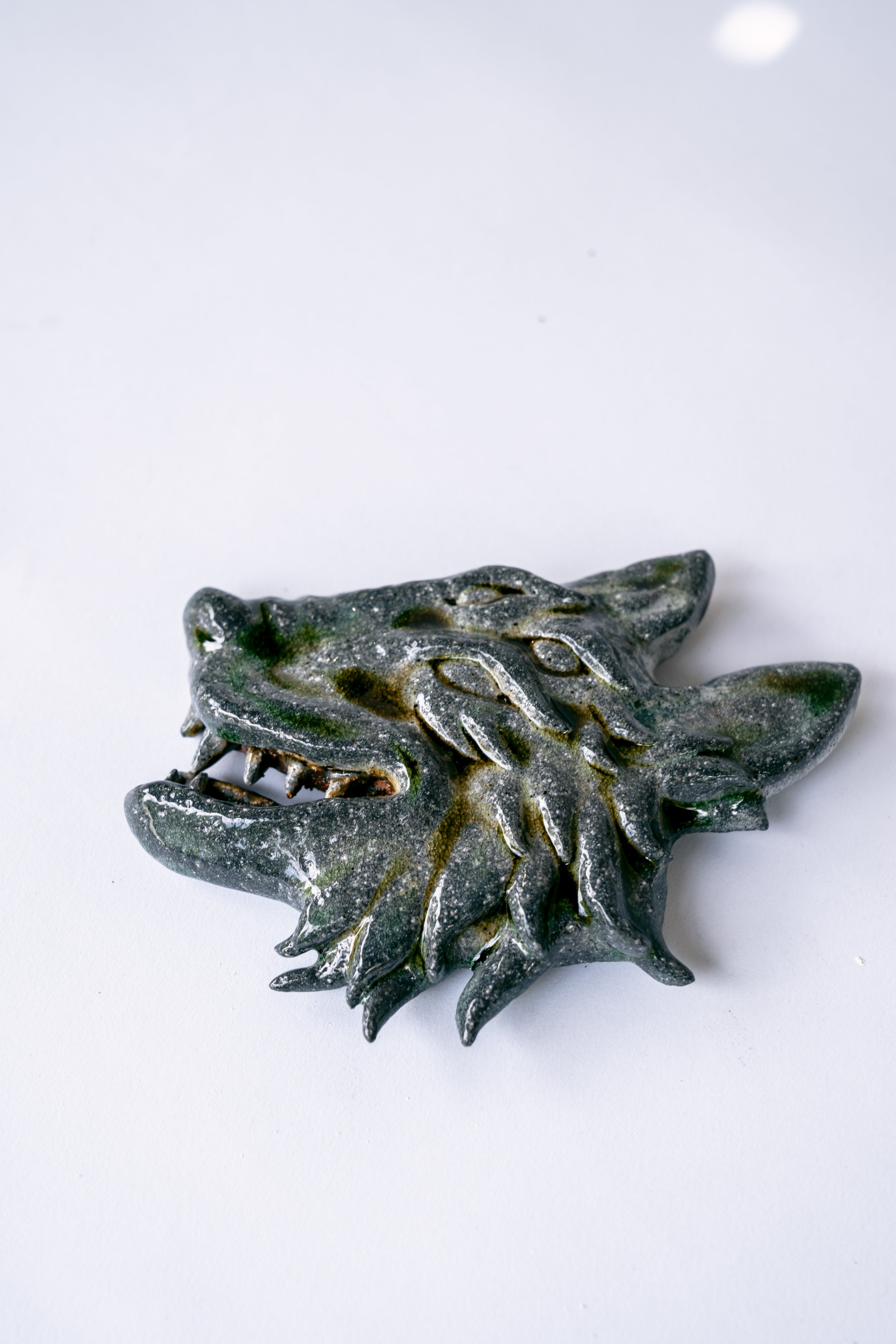 Wood Fire Wolf,
Ceramic,
2024