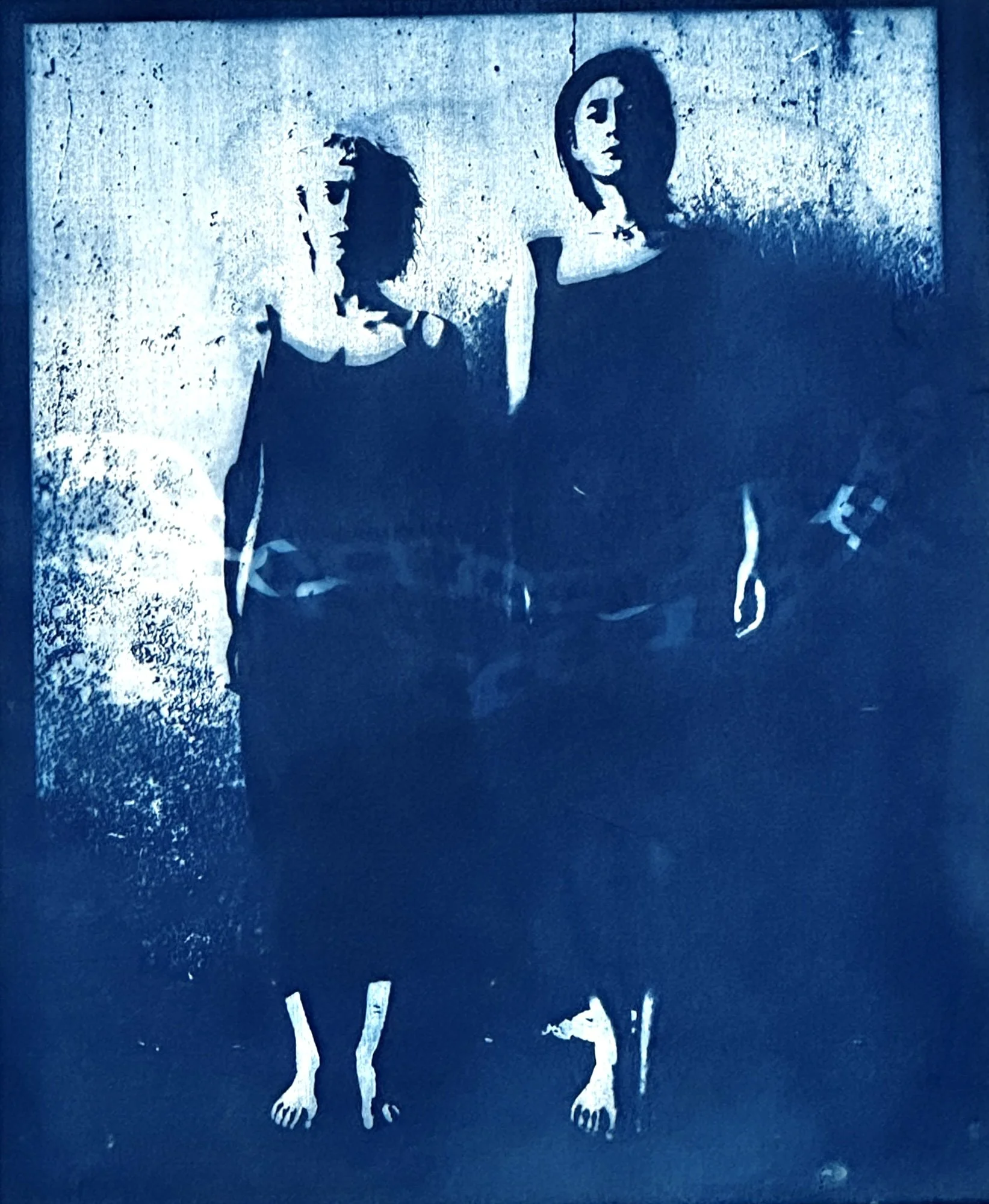 'Chained Bodies',
Cyanotype,
2024