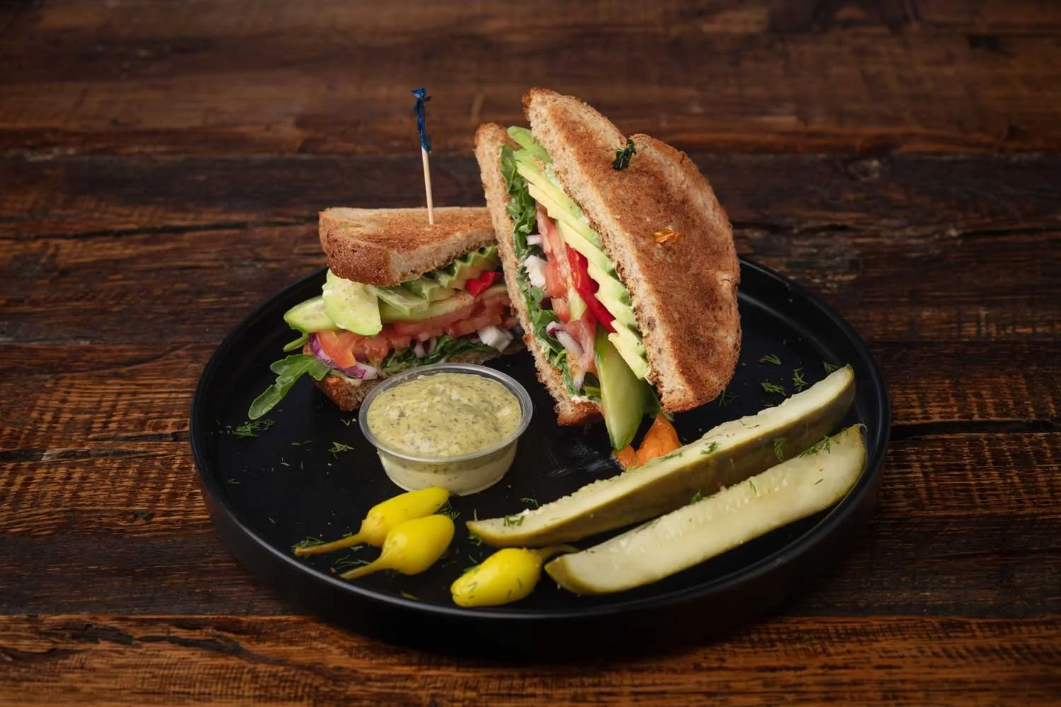Veggie Pesto Sandwich
